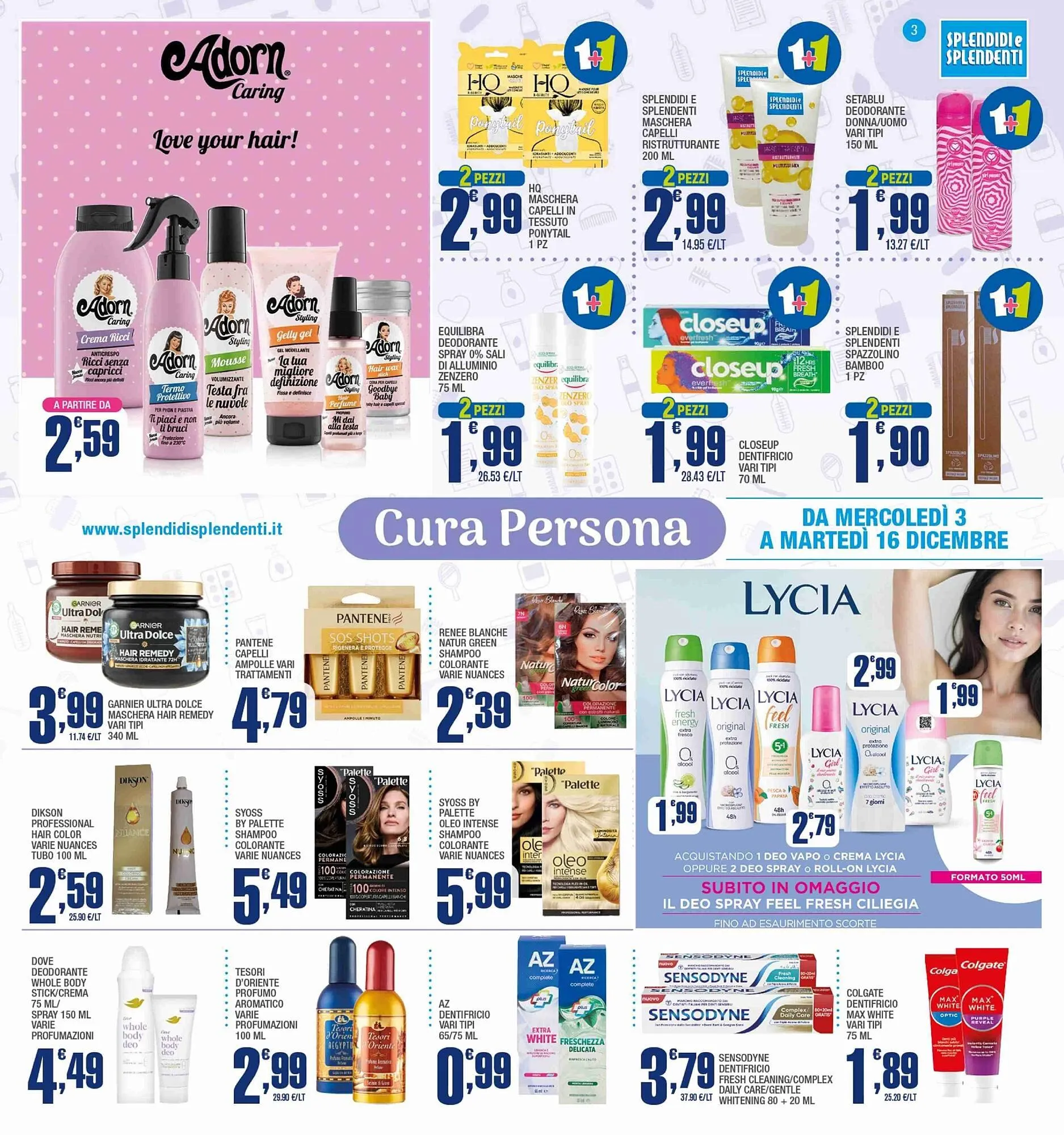 Volantino Splendidi e Splendenti da 3 dicembre a 16 dicembre di 2025 - Pagina del volantino 3