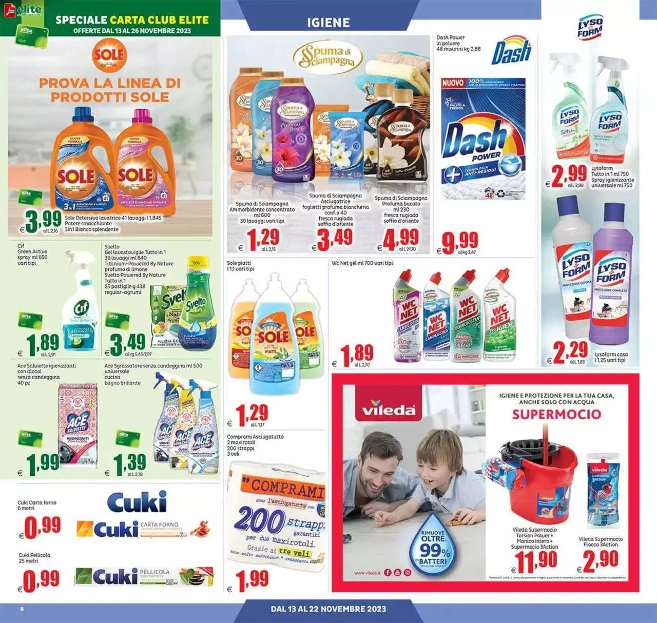 Volantino Elite Supermercati da 13 novembre a 22 novembre di 2023 - Pagina del volantino 8