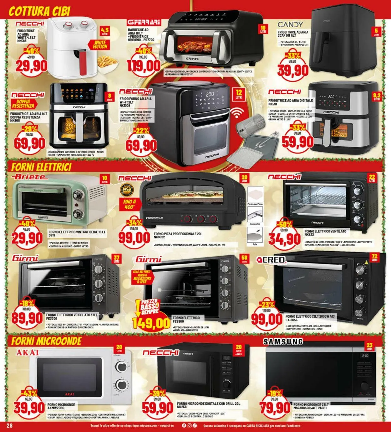Risparmio Casa Volantino attuale da 24 novembre a 30 novembre di 2025 - Pagina del volantino 28