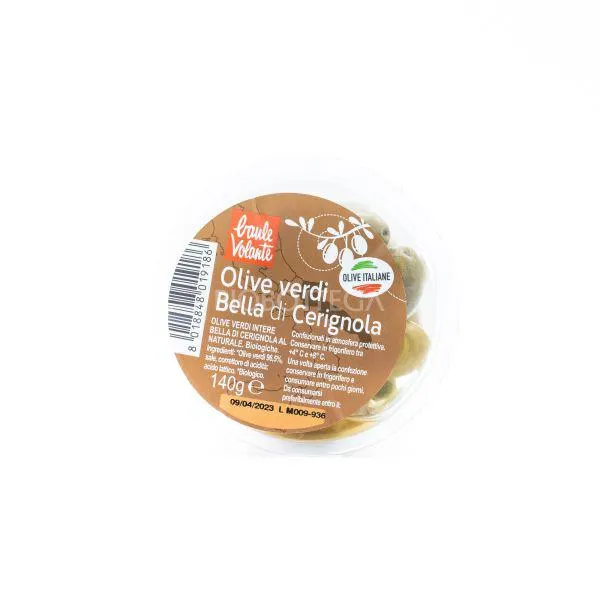 Olive Verdi Bella di Cerignola Baule Volante 140G