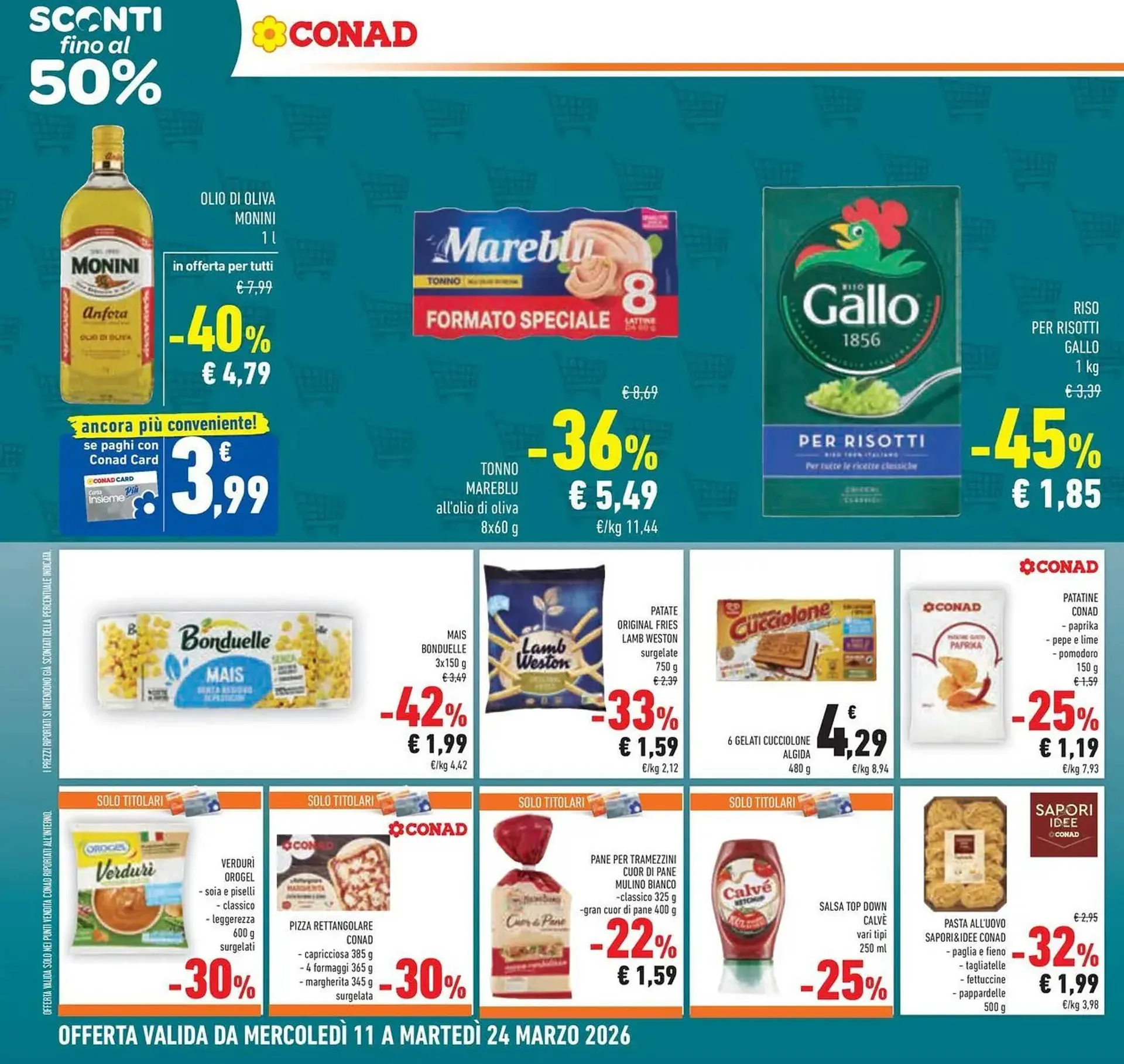 Volantino Conad da 10 marzo a 24 marzo di 2026 - Pagina del volantino 18