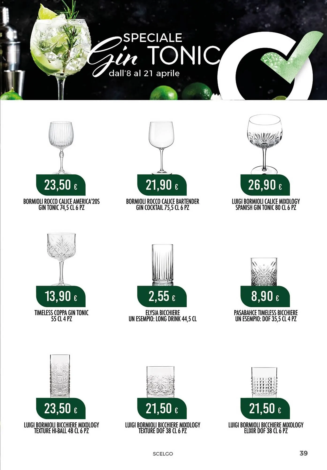 Volantino Scelgo da 8 aprile a 21 aprile di 2024 - Pagina del volantino 39