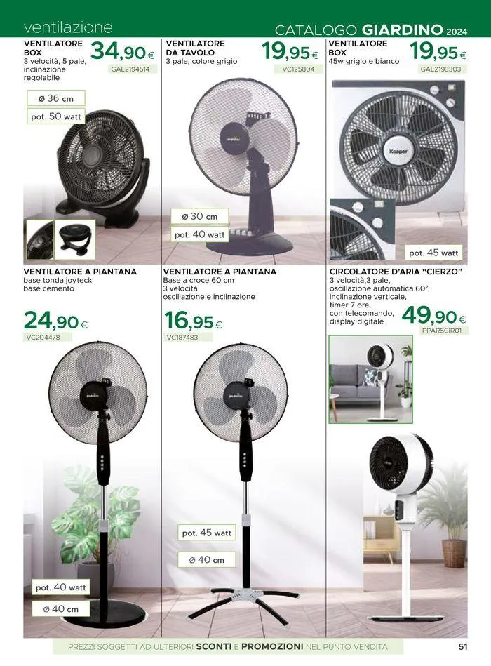 Catalogo giardino 2024 da 19 giugno a 31 agosto di 2024 - Pagina del volantino 51