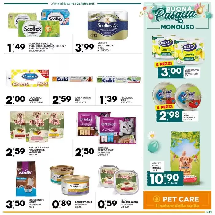 Buona Pasqua da 14 aprile a 23 aprile di 2025 - Pagina del volantino 21