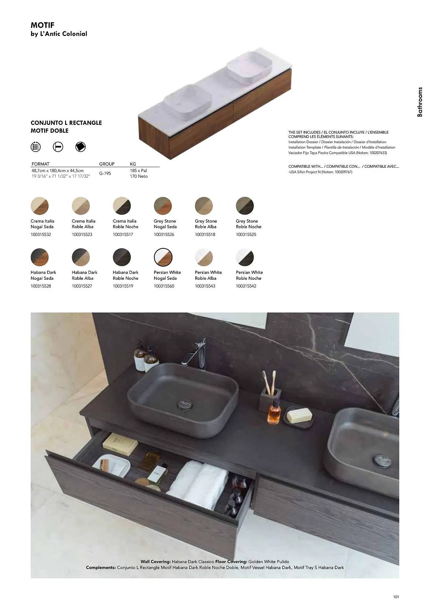 Volantino Porcelanosa da 9 aprile a 28 dicembre di 2024 - Pagina del volantino 111