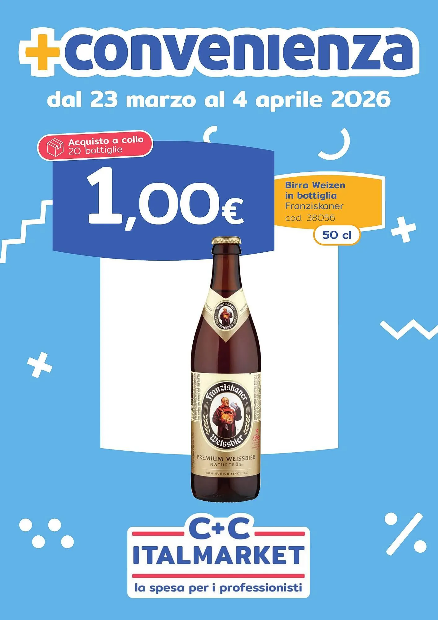 Volantino C+C Italmarket da 23 marzo a 4 aprile di 2026 - Pagina del volantino 1