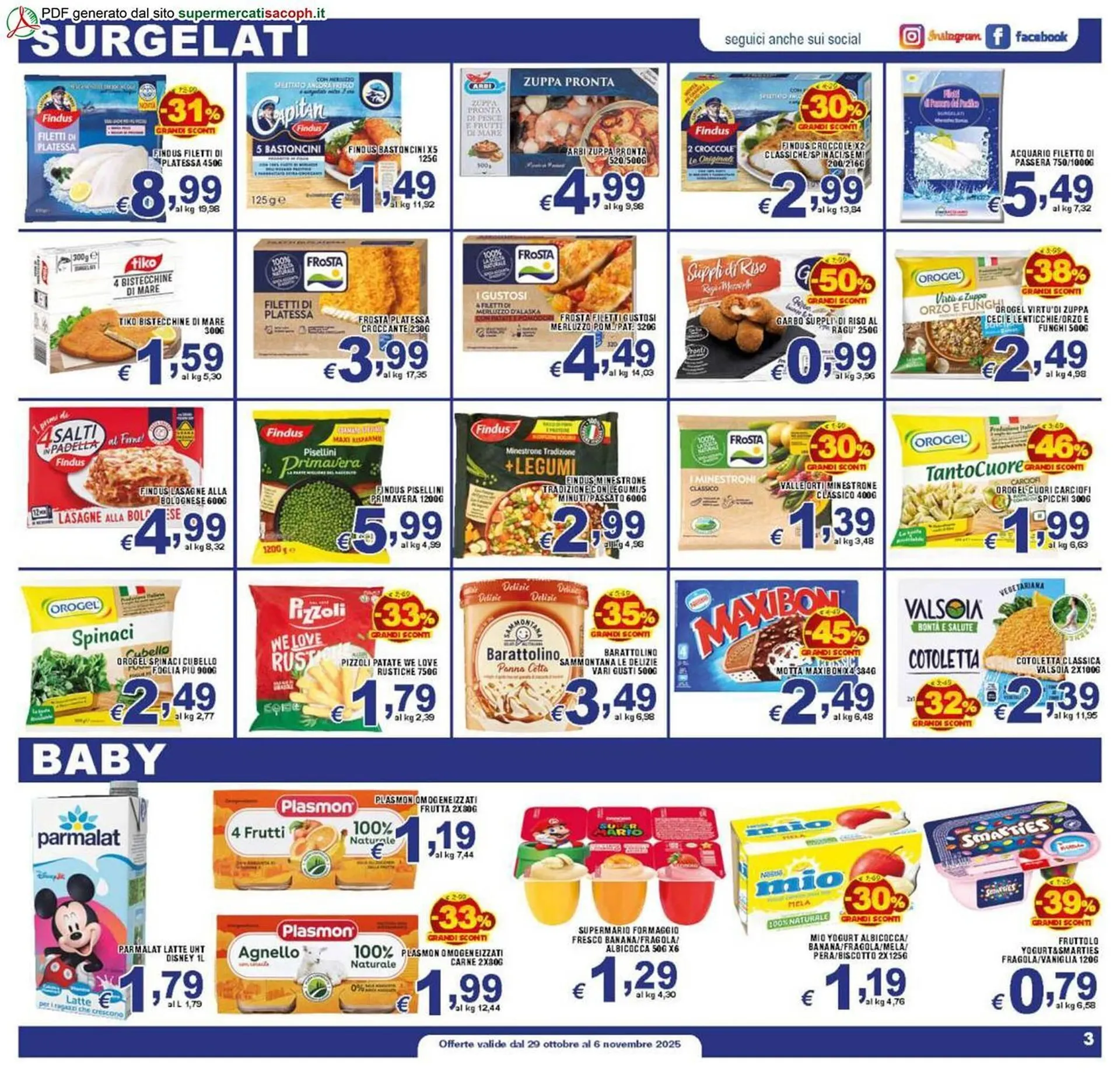 Volantino Sacoph da 30 ottobre a 6 novembre di 2025 - Pagina del volantino 3