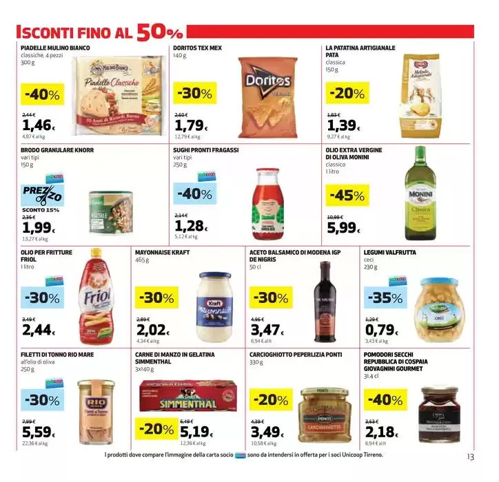 Sconti fino al 50% da 27 marzo a 9 aprile di 2025 - Pagina del volantino 13