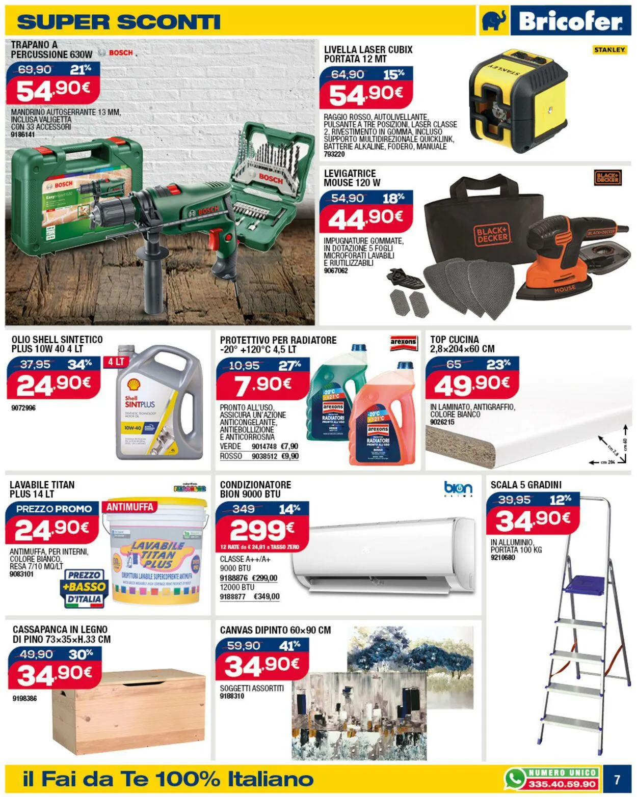 Bricofer - Modica Volantino attuale da 10 gennaio a 24 gennaio di 2024 - Pagina del volantino 7
