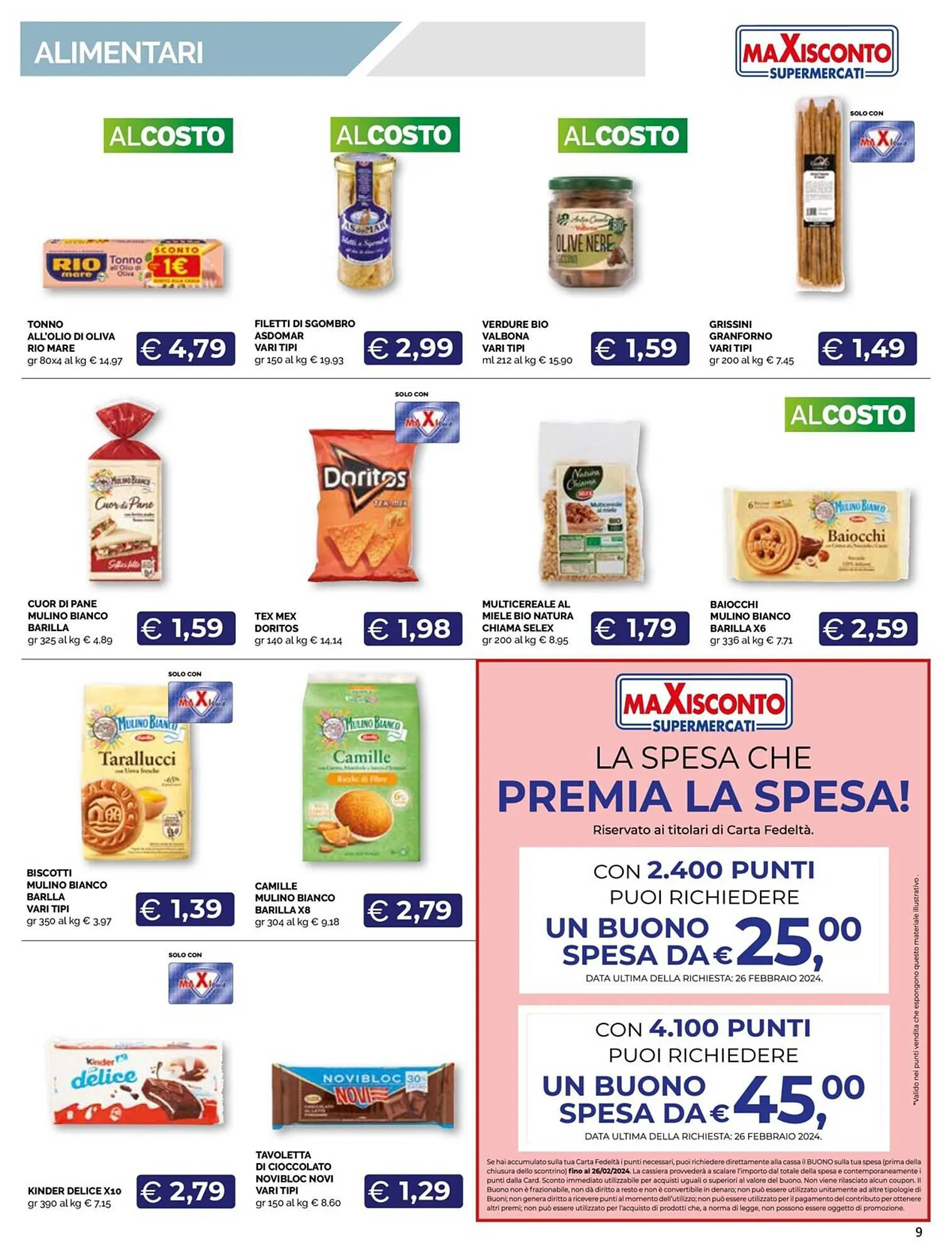 Volantino Maxisconto da 16 ottobre a 29 ottobre di 2023 - Pagina del volantino 9