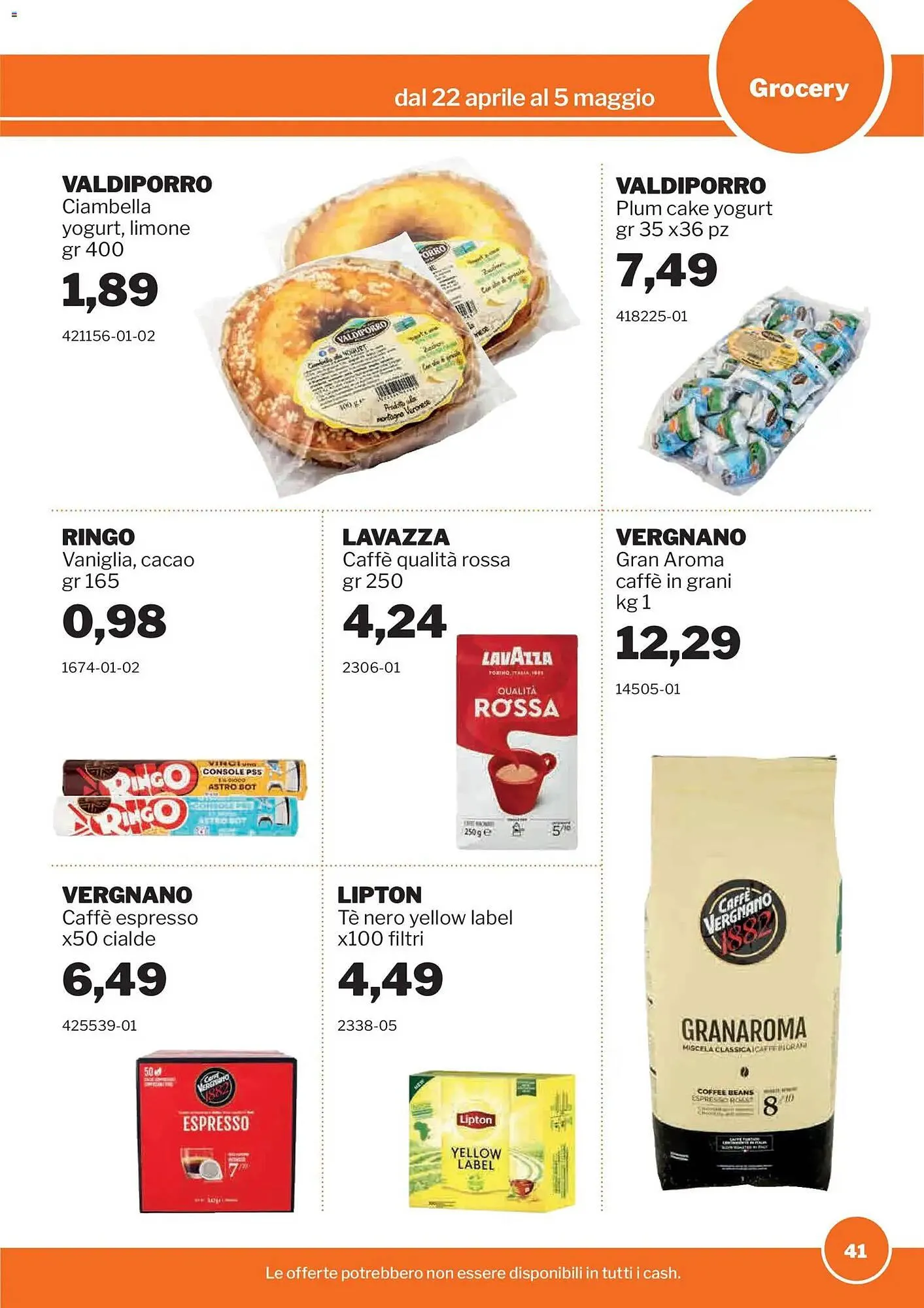 Volantino GrosMarket da 22 aprile a 5 maggio di 2026 - Pagina del volantino 41