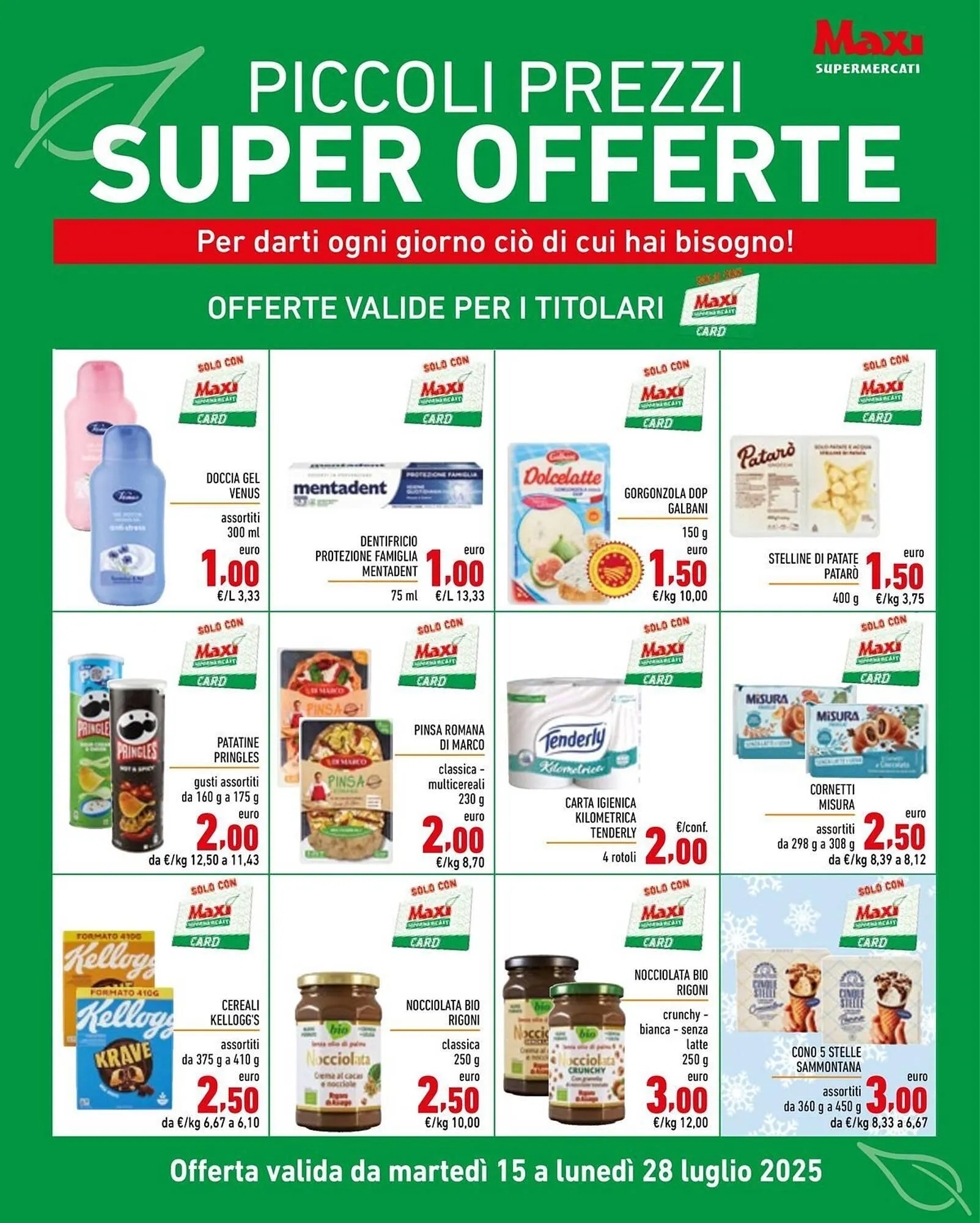 Volantino Maxi Supermercati da 15 luglio a 28 luglio di 2025 - Pagina del volantino 7