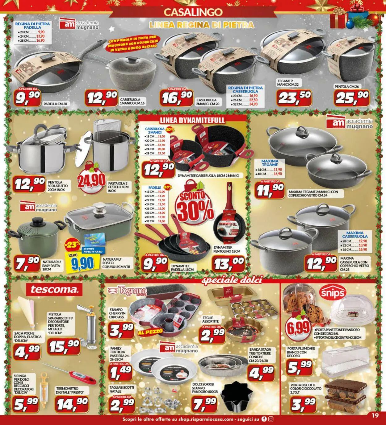 Risparmio Casa Volantino attuale da 25 novembre a 17 dicembre di 2023 - Pagina del volantino 19