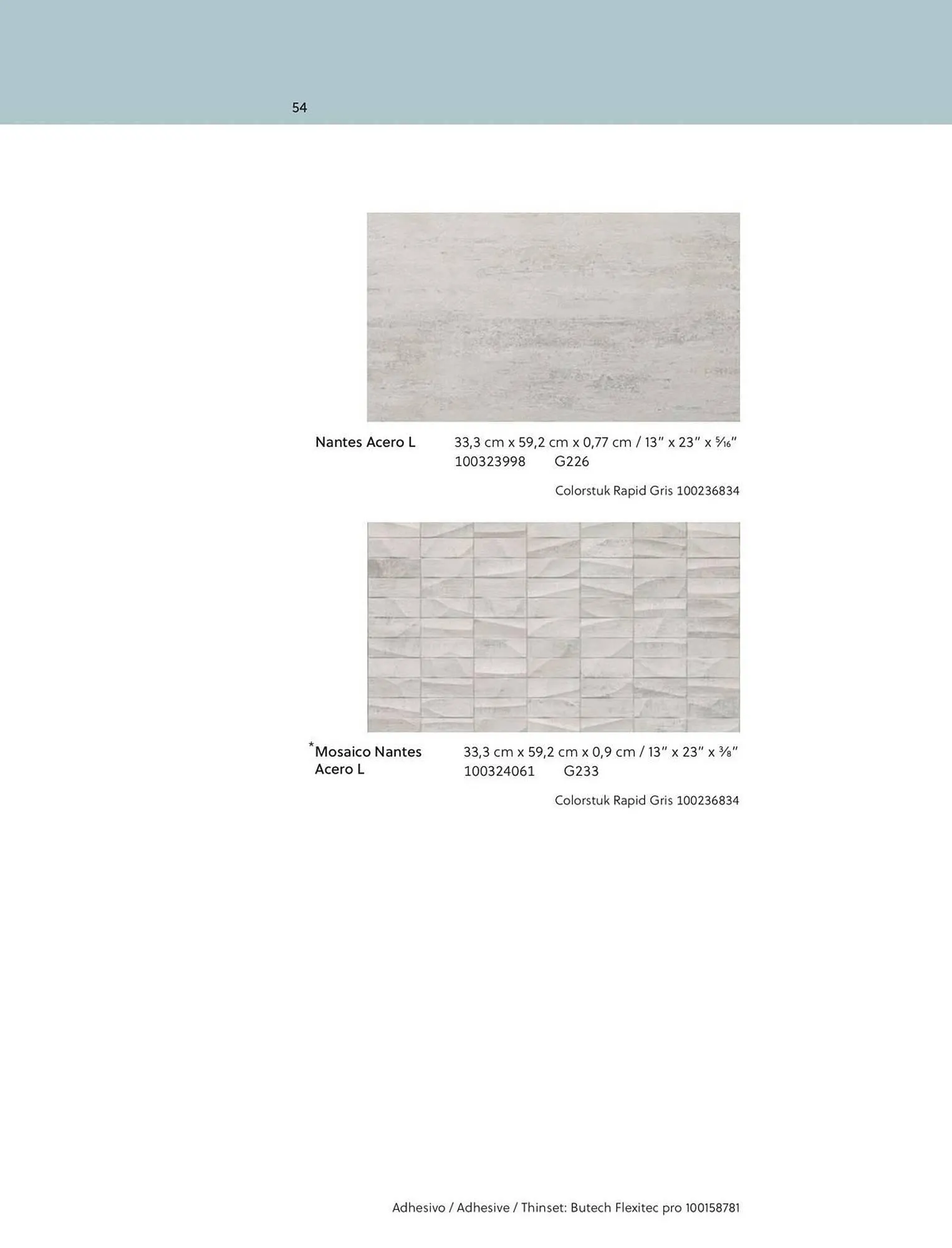 Catalogue Porcelanosa du 27 juin au 31 décembre 2025 - Catalogue page 54