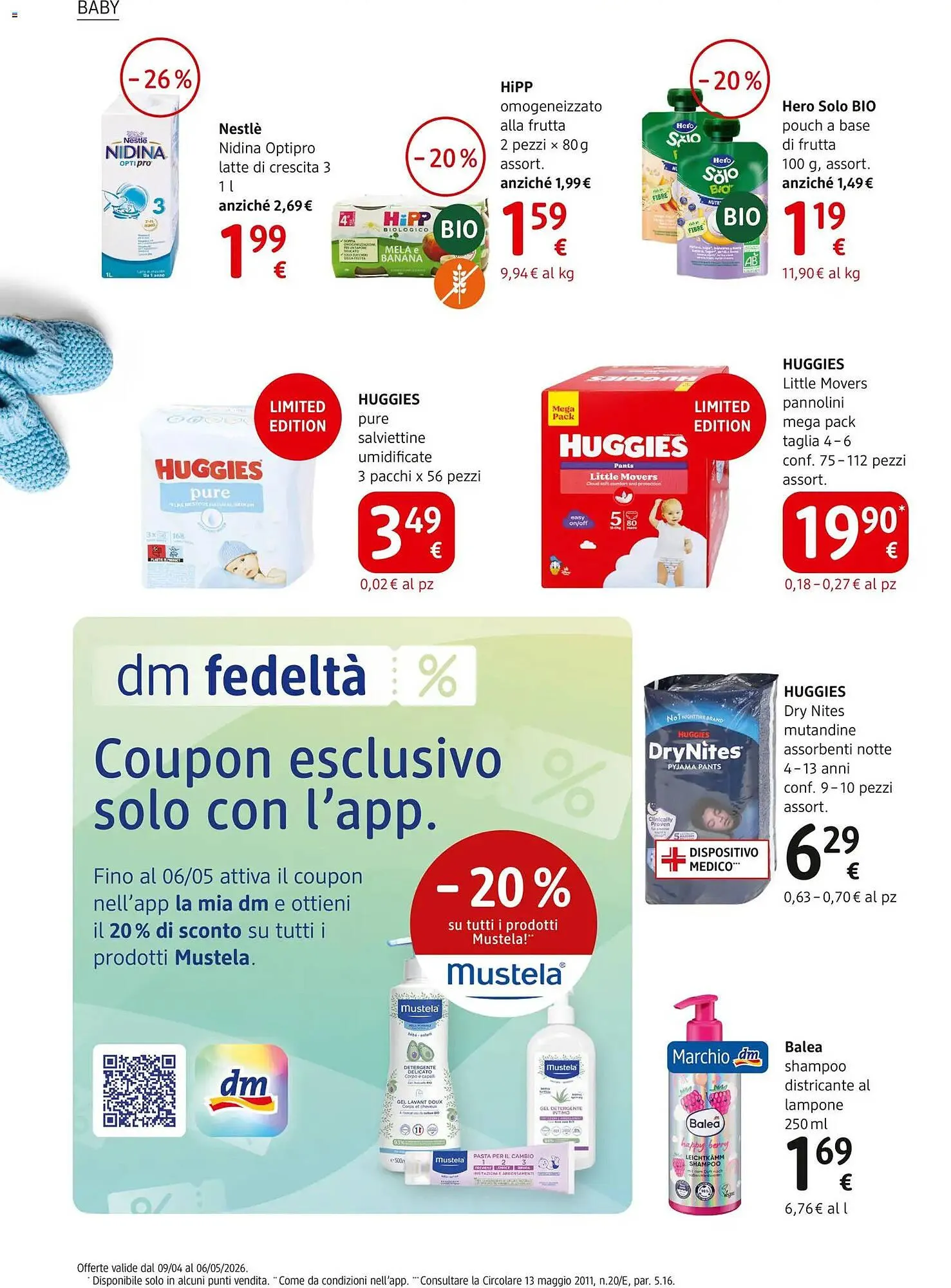 Volantino dm drogerie markt da 9 aprile a 6 maggio di 2026 - Pagina del volantino 12