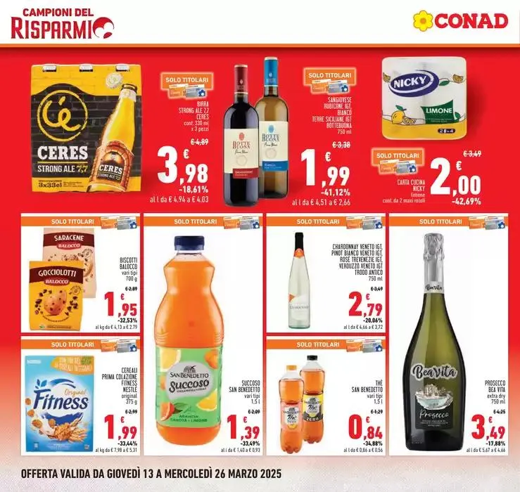 Campioni del risparmio da 13 marzo a 26 marzo di 2025 - Pagina del volantino 4