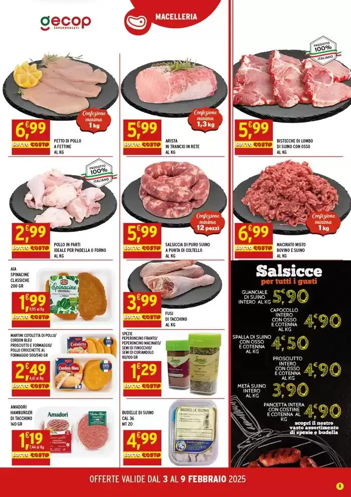 Sottocosto da 3 febbraio a 9 febbraio di 2025 - Pagina del volantino 9