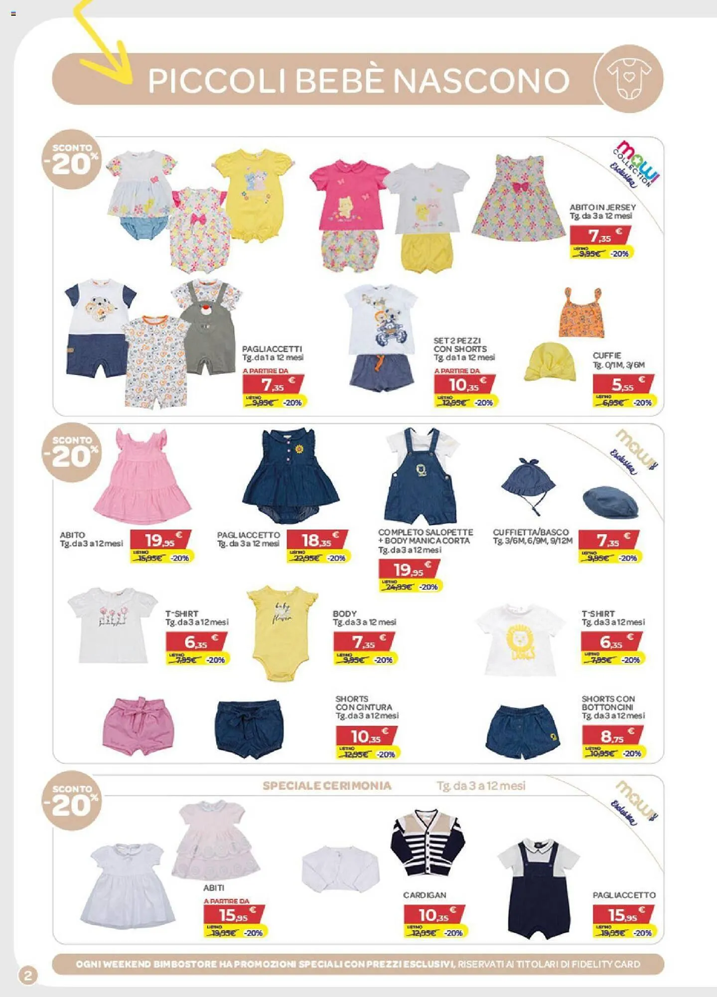 Volantino Bimbo Store da 5 aprile a 2 maggio di 2024 - Pagina del volantino 2