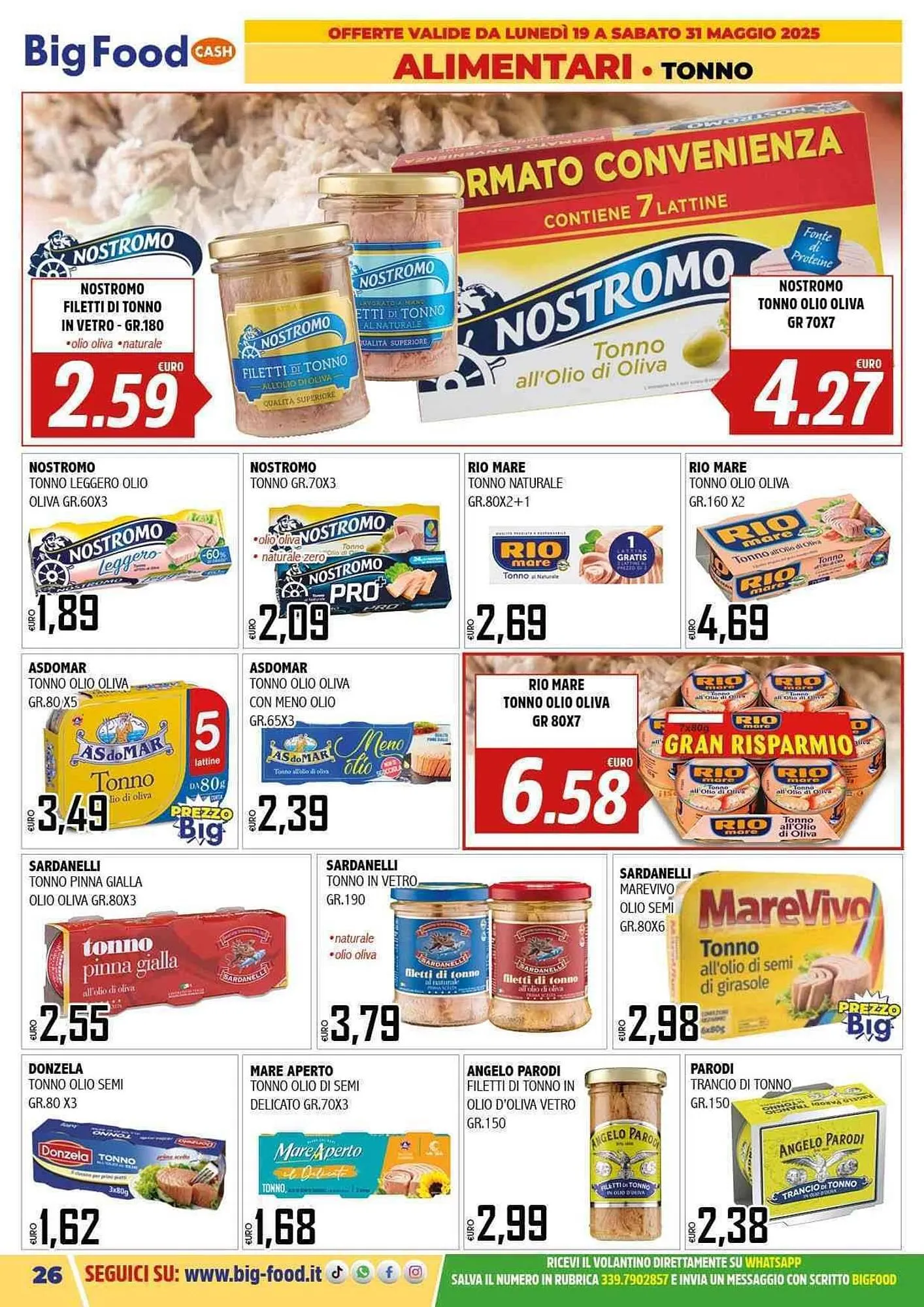 Volantino Big Food da 19 maggio a 31 maggio di 2025 - Pagina del volantino 26