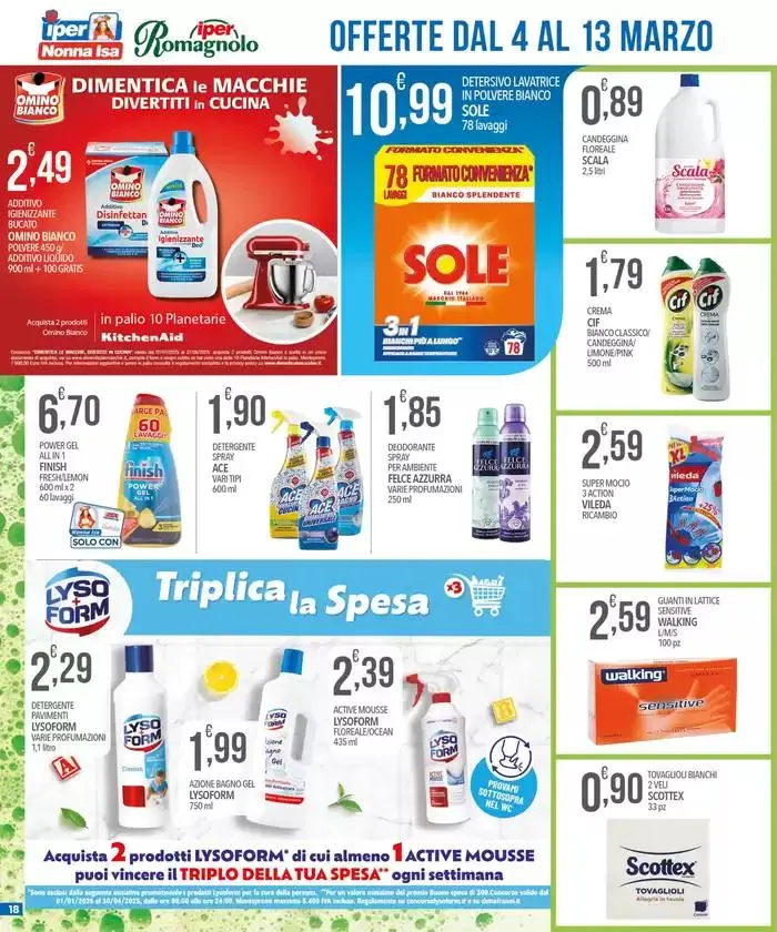 Iper offerte sottocosto da 4 marzo a 13 marzo di 2025 - Pagina del volantino 18