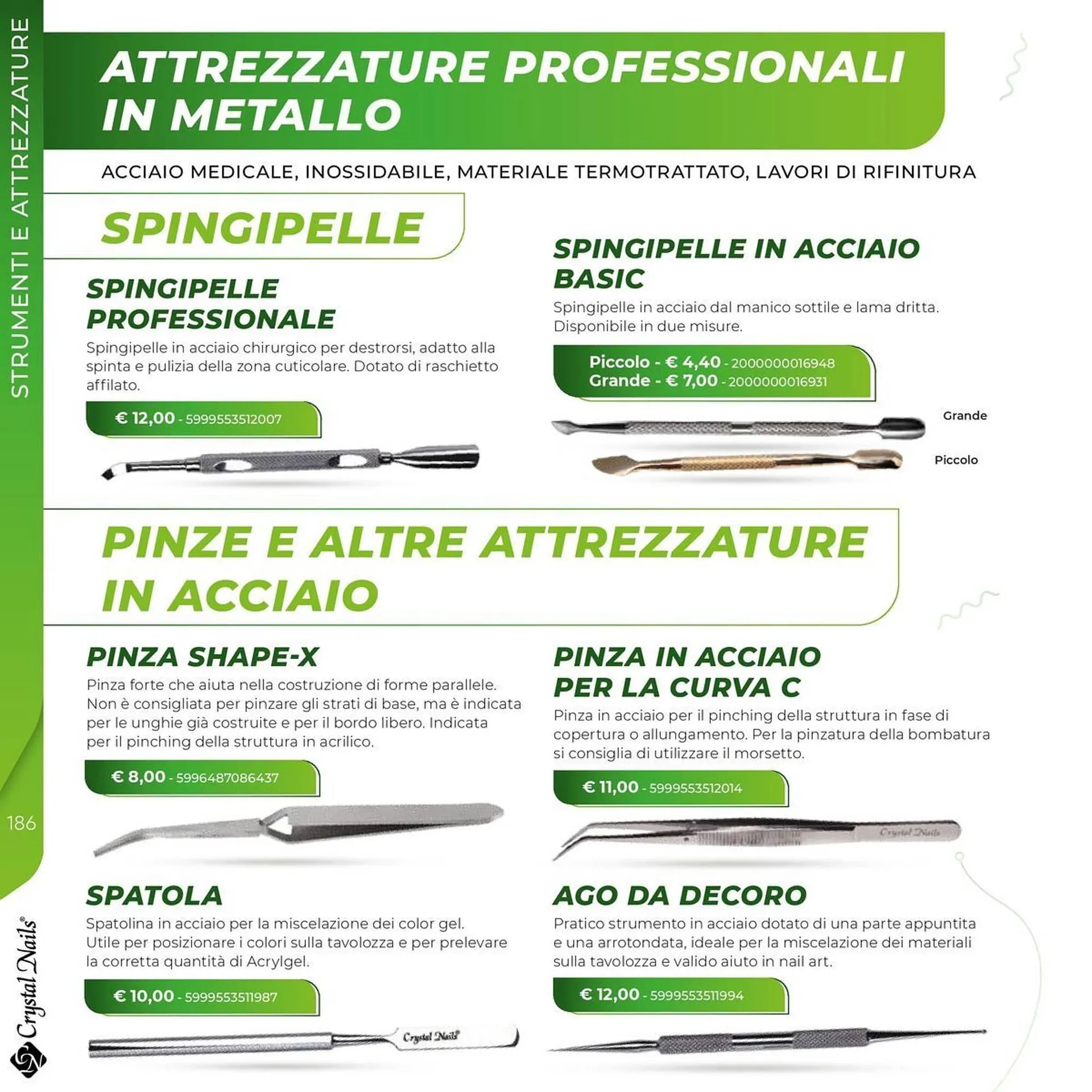 Volantino Crystal Nails da 1 luglio a 31 dicembre di 2025 - Pagina del volantino 186