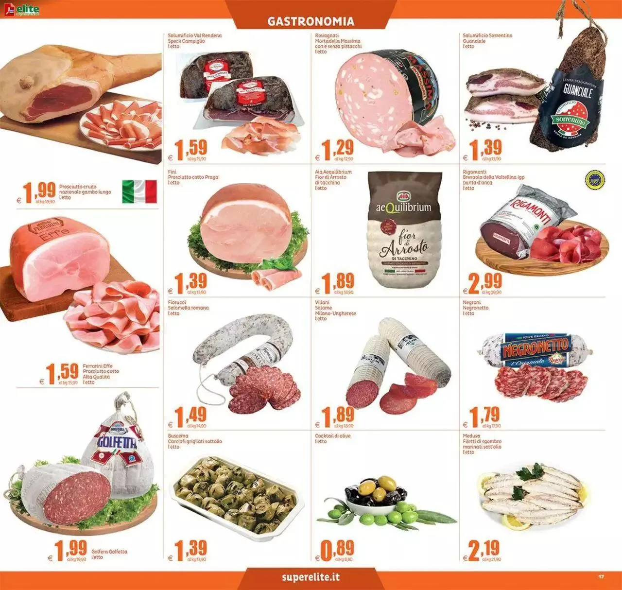 Volantino Elite Supermercati da 21 agosto a 30 agosto di 2023 - Pagina del volantino 17