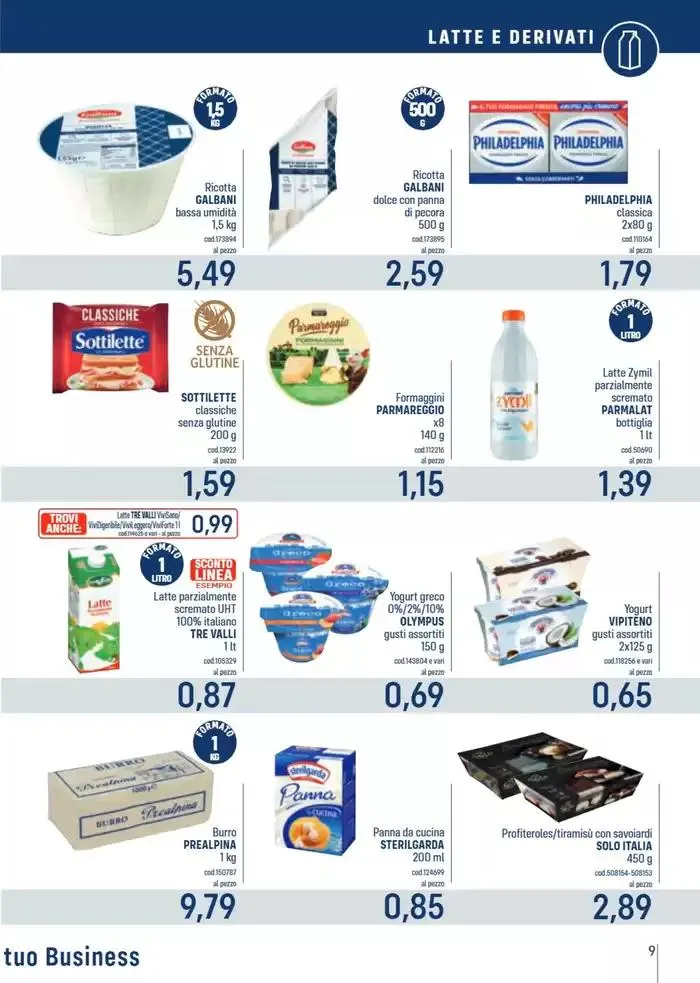 Offerte da 25 novembre a 8 dicembre di 2024 - Pagina del volantino 9