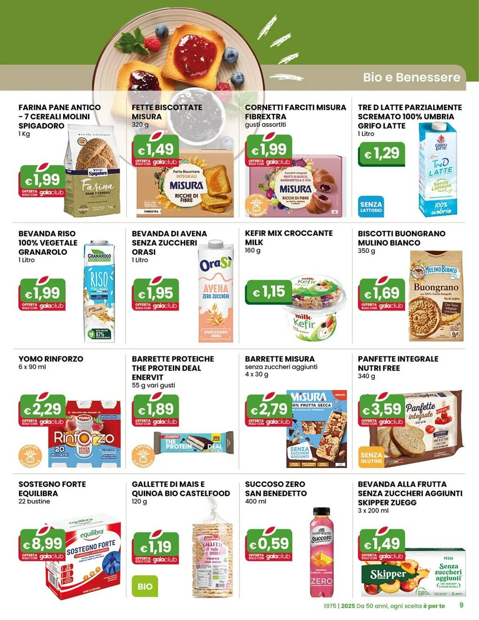 Volantino Gala Supermercati da 8 ottobre a 21 ottobre di 2025 - Pagina del volantino 9