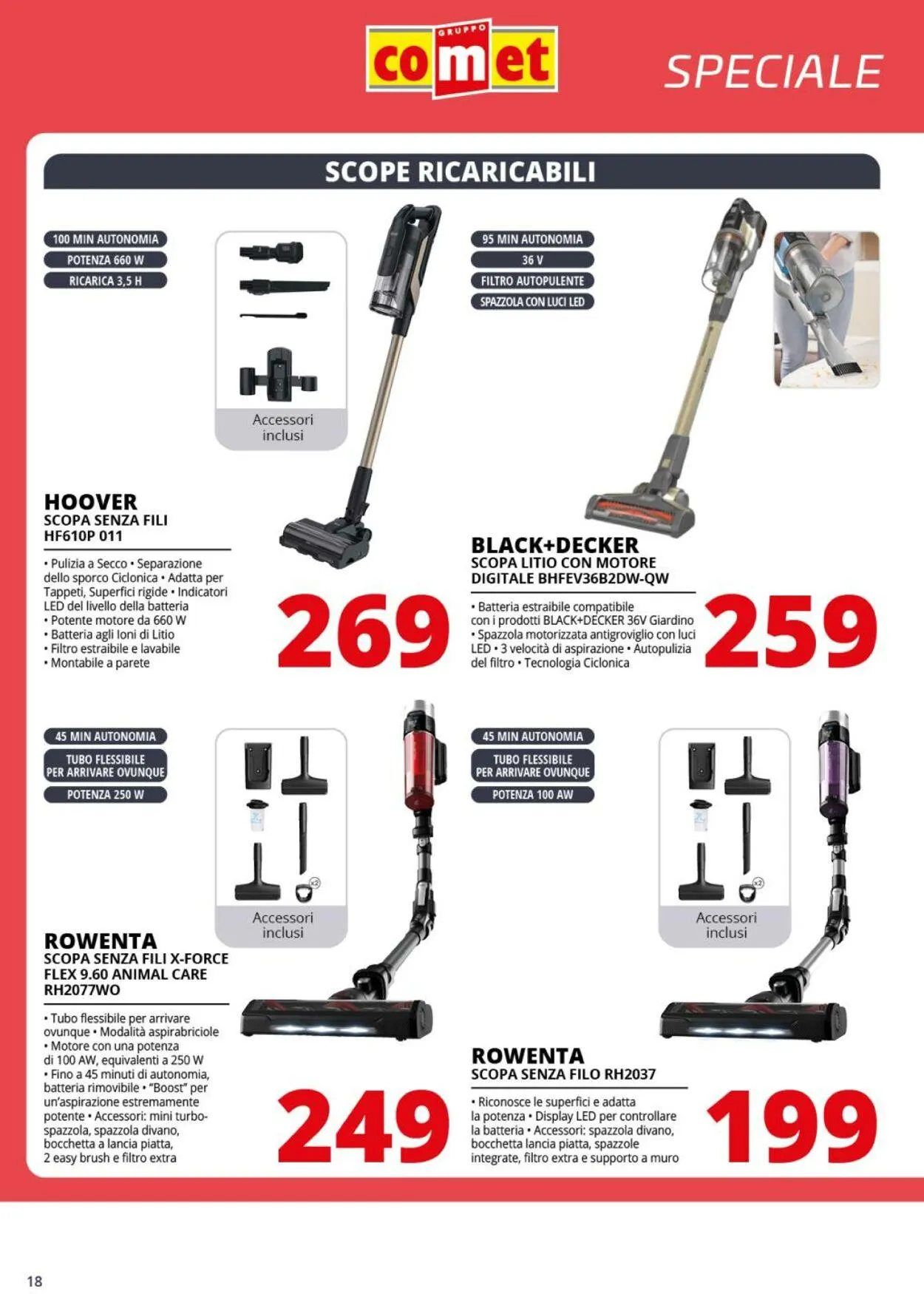 Comet Volantino attuale da 22 agosto a 11 settembre di 2025 - Pagina del volantino 18