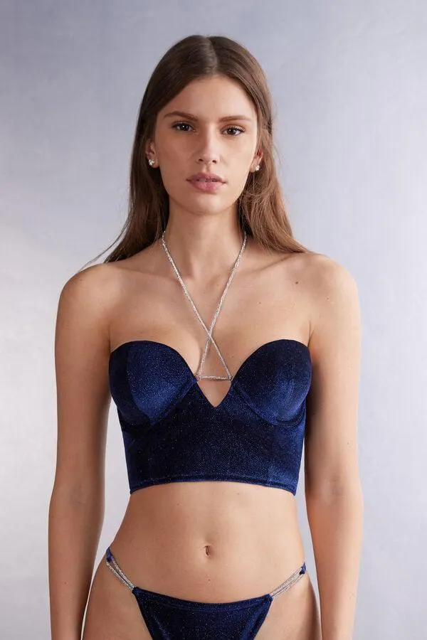 Bustier a Fascia Imbottito Shooting for the Stars