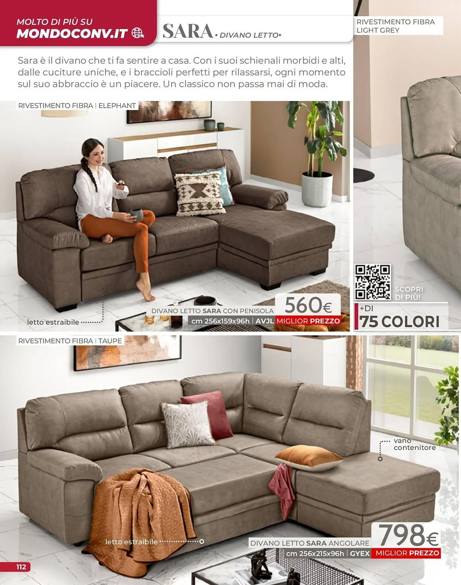 volantino Mondo Convenienza da 1 settembre a 31 dicembre di 2025 - Pagina del volantino 114