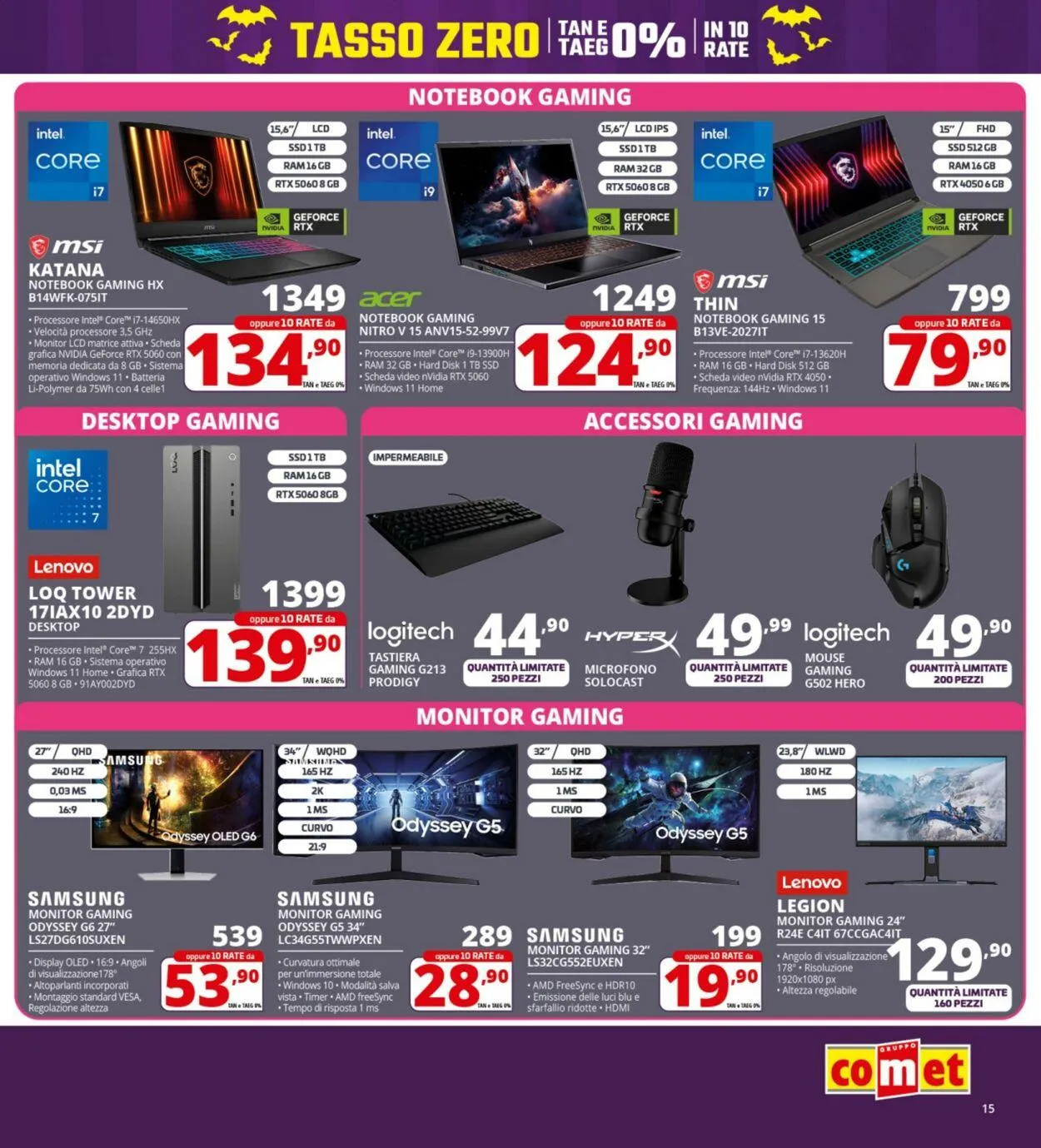 Comet Volantino attuale da 24 ottobre a 30 ottobre di 2025 - Pagina del volantino 15