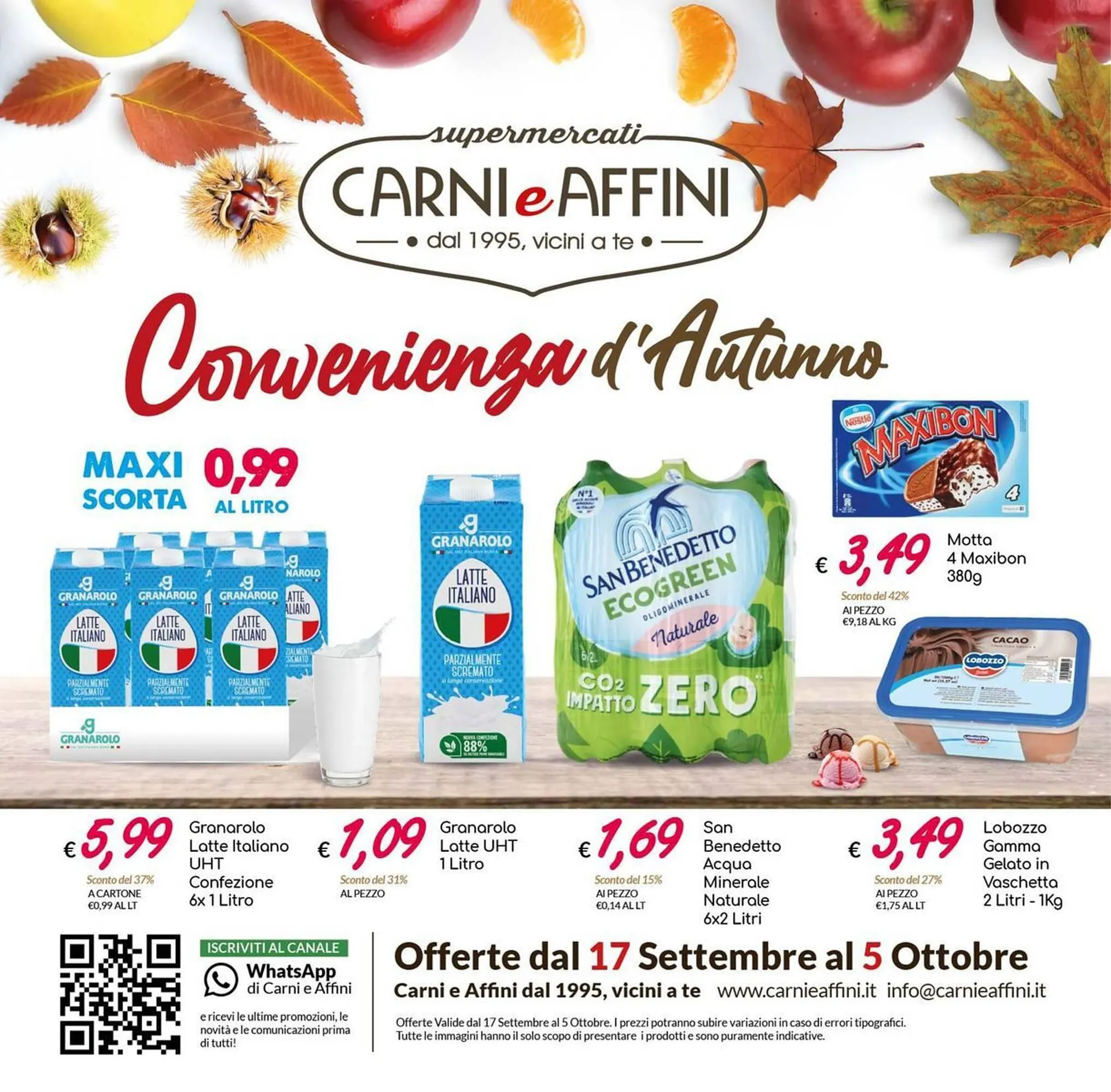 Volantino Carni e Affini Supermercati da 17 settembre a 5 ottobre di 2025 - Pagina del volantino 1