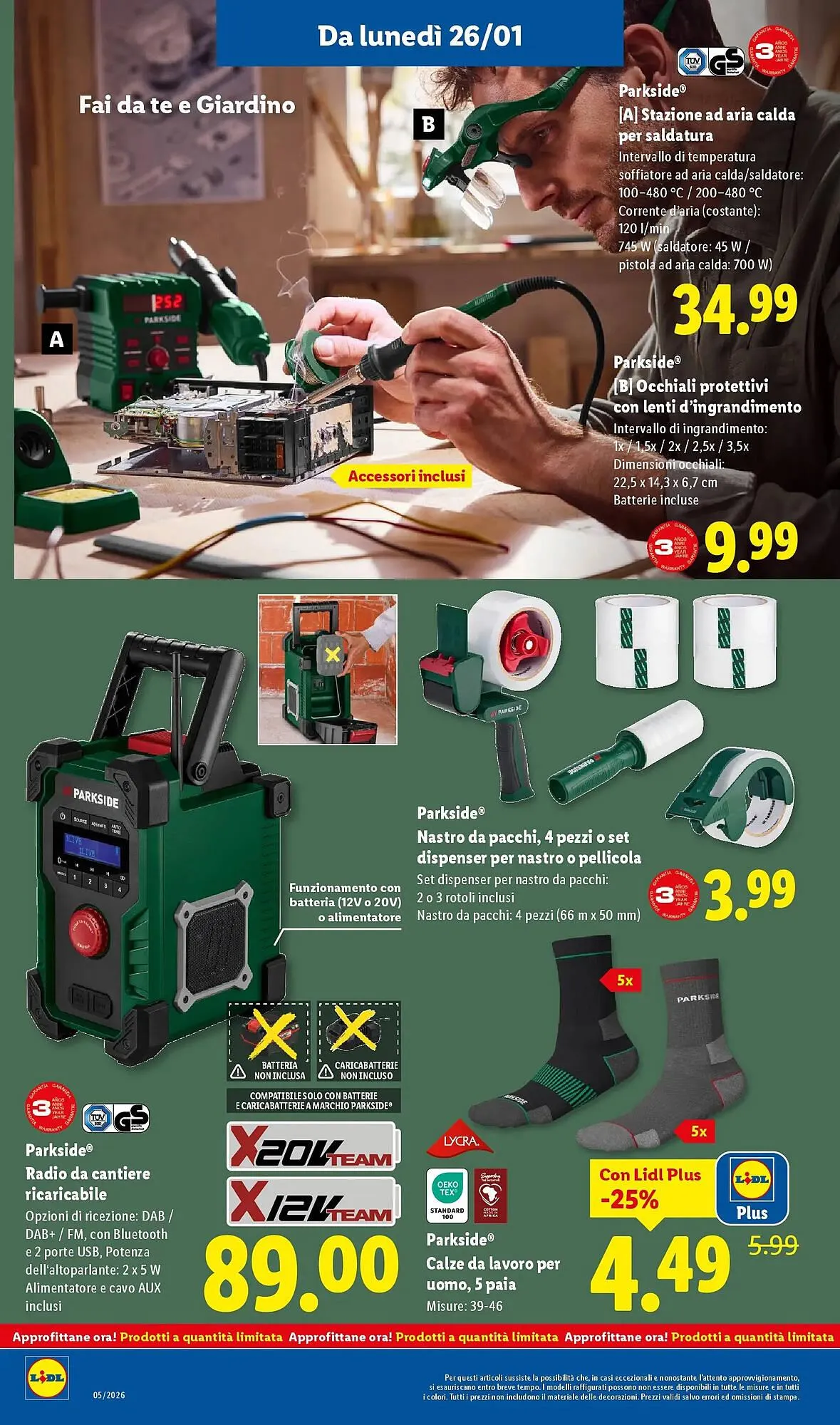 Volantino Lidl da 22 gennaio a 29 gennaio di 2026 - Pagina del volantino 32