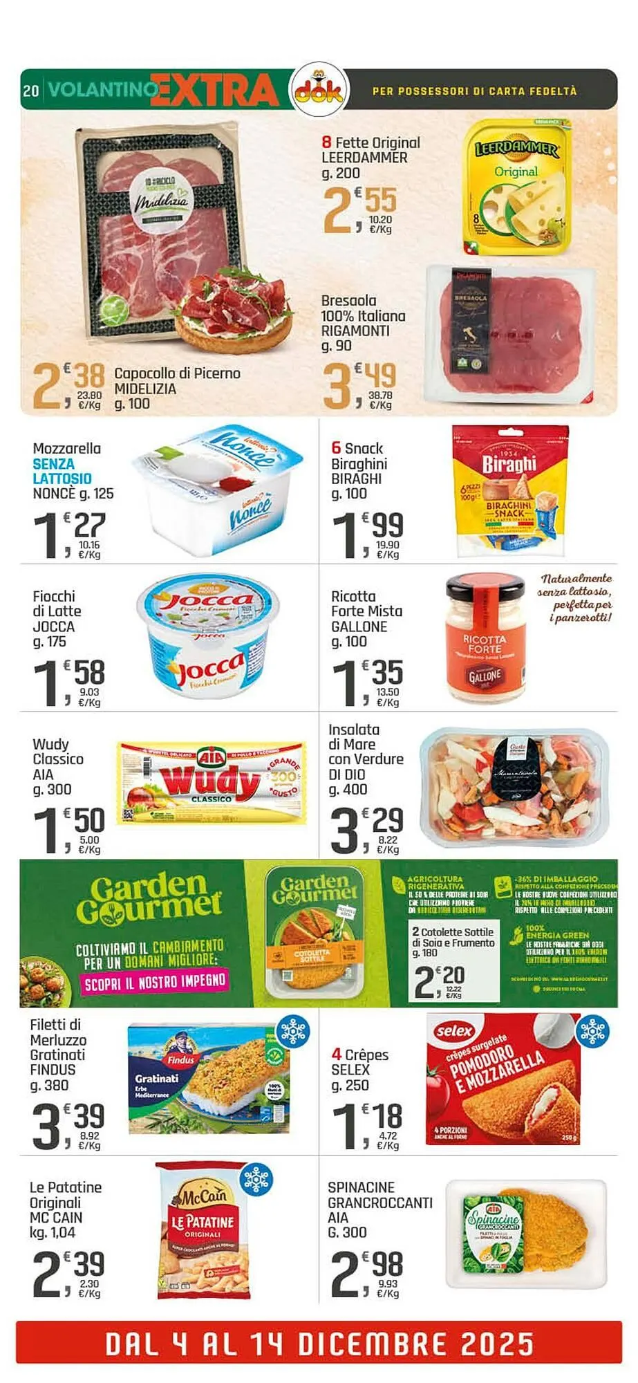Volantino Supermercati Dok da 4 dicembre a 14 dicembre di 2025 - Pagina del volantino 20