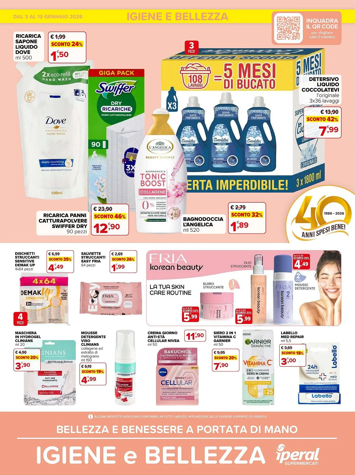 Volantino Iperal da 3 gennaio a 13 gennaio di 2026 - Pagina del volantino 1