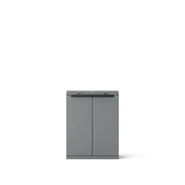 Armadio per raccolta differenziata in resina Wendy Garage Sorting Bins L 68 x H 88.7 x P 39 cm, 2 ante