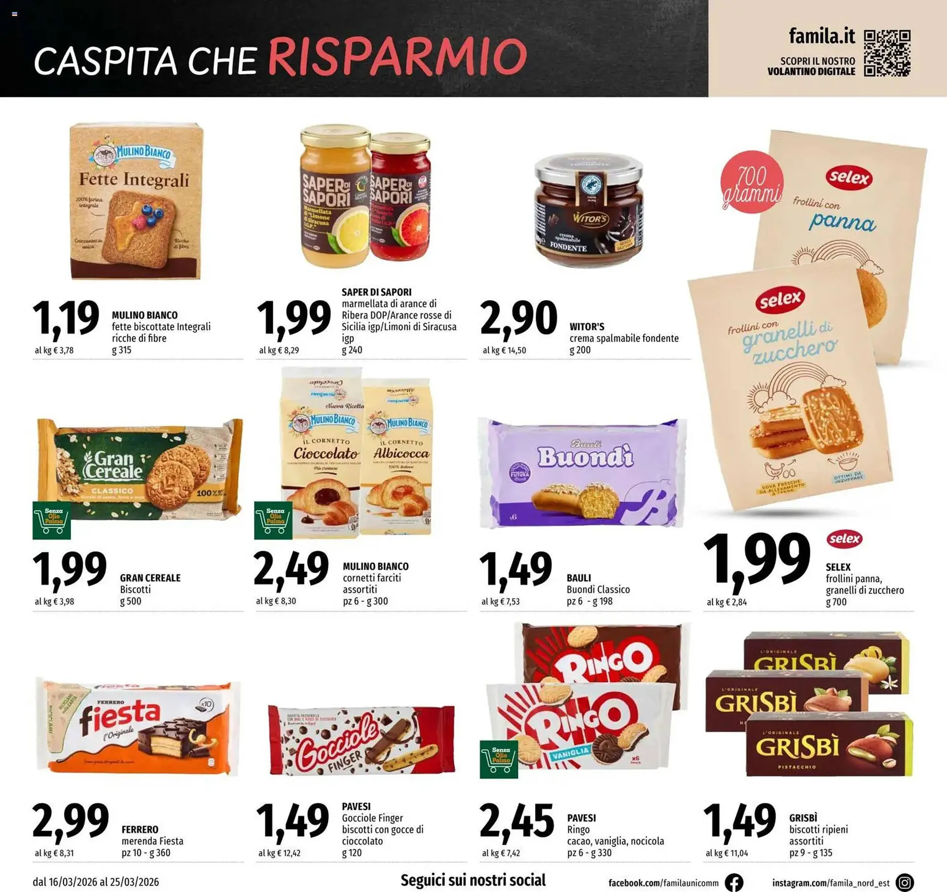 Volantino Famila da 16 marzo a 25 marzo di 2026 - Pagina del volantino 16