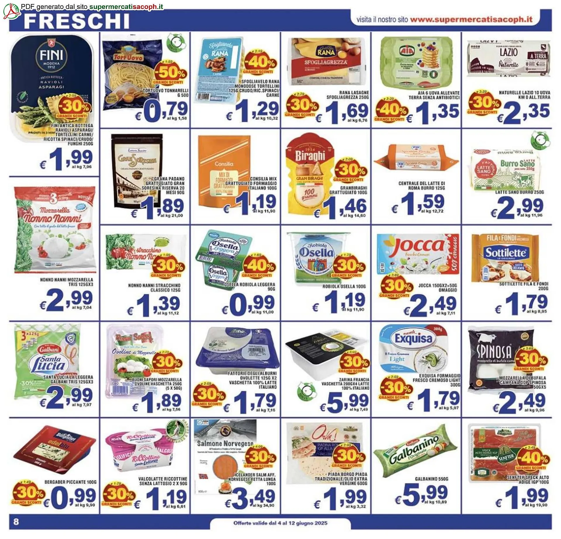 Volantino Sacoph da 4 giugno a 12 giugno di 2025 - Pagina del volantino 8