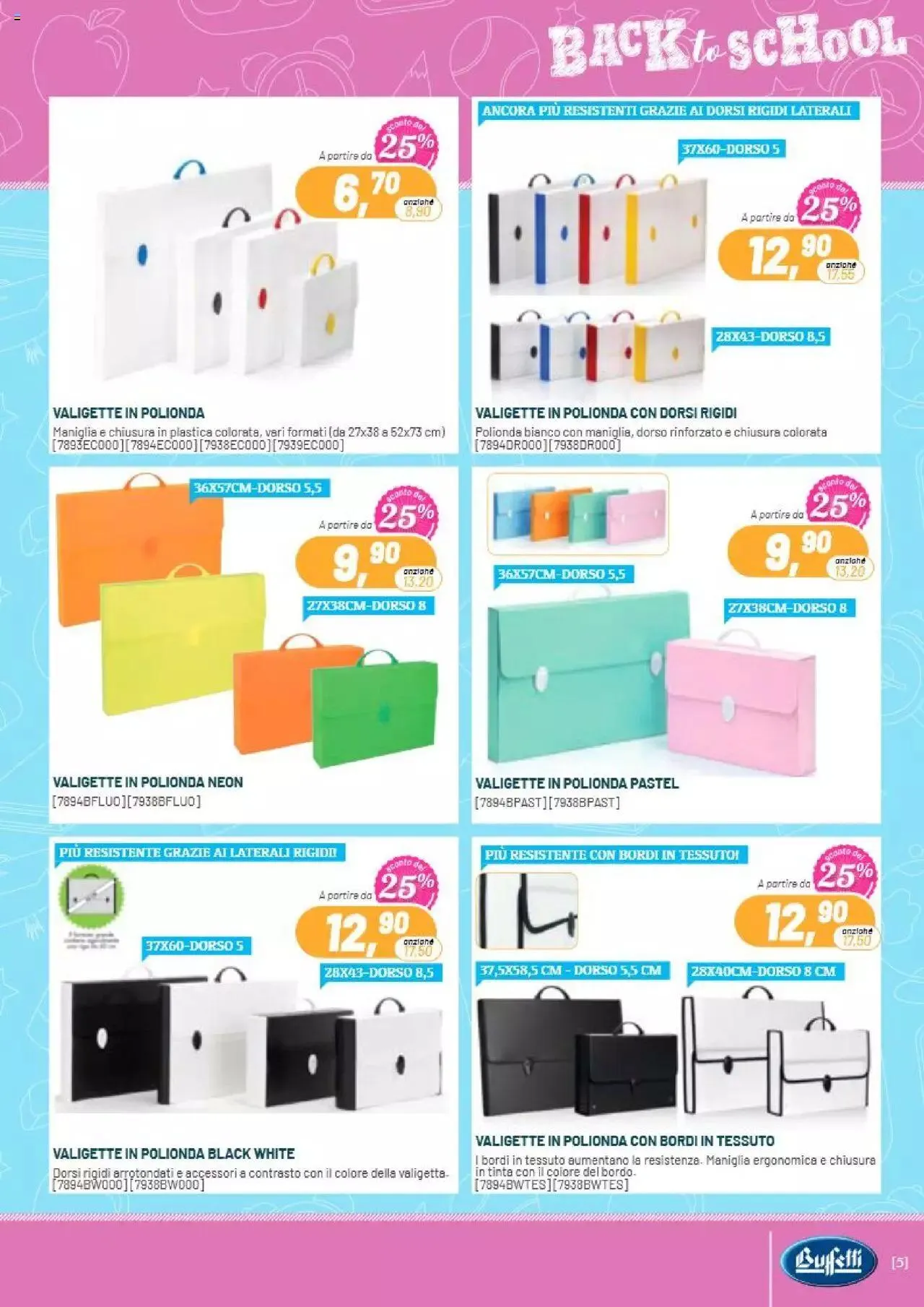 Volantino Buffetti da 1 luglio a 30 settembre di 2023 - Pagina del volantino 5