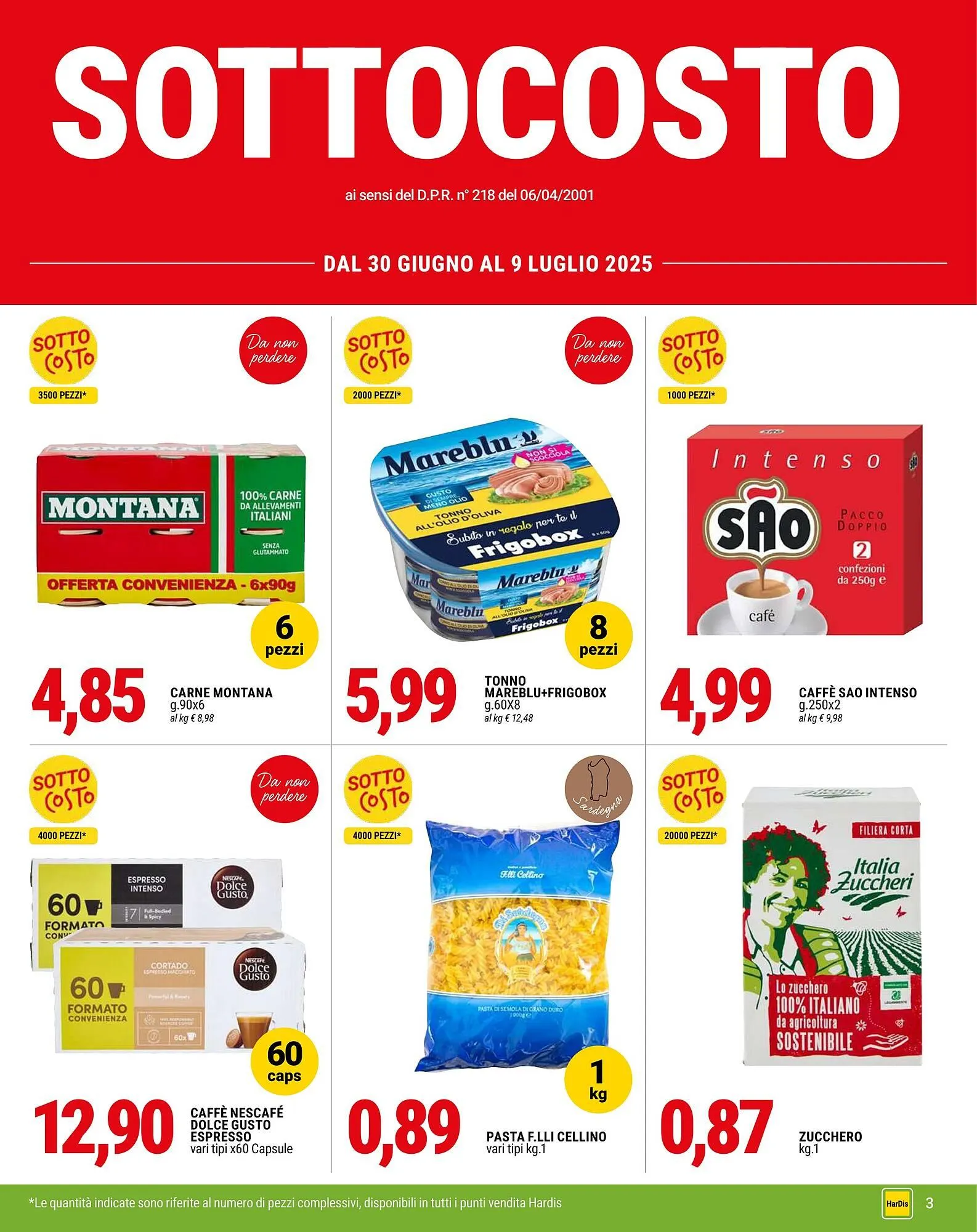 Volantino Hardis da 30 giugno a 9 luglio di 2025 - Pagina del volantino 3