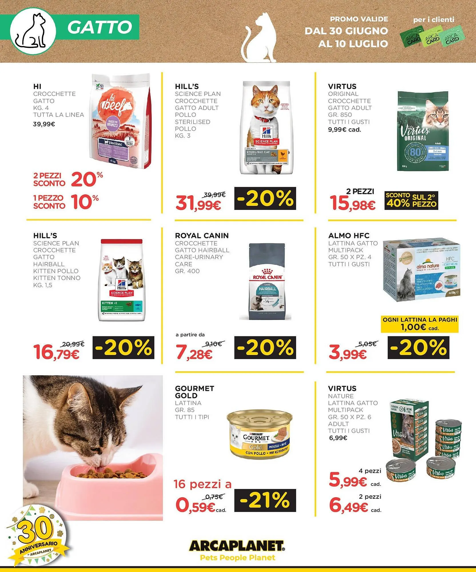 Volantino Arcaplanet da 30 giugno a 20 luglio di 2025 - Pagina del volantino 16