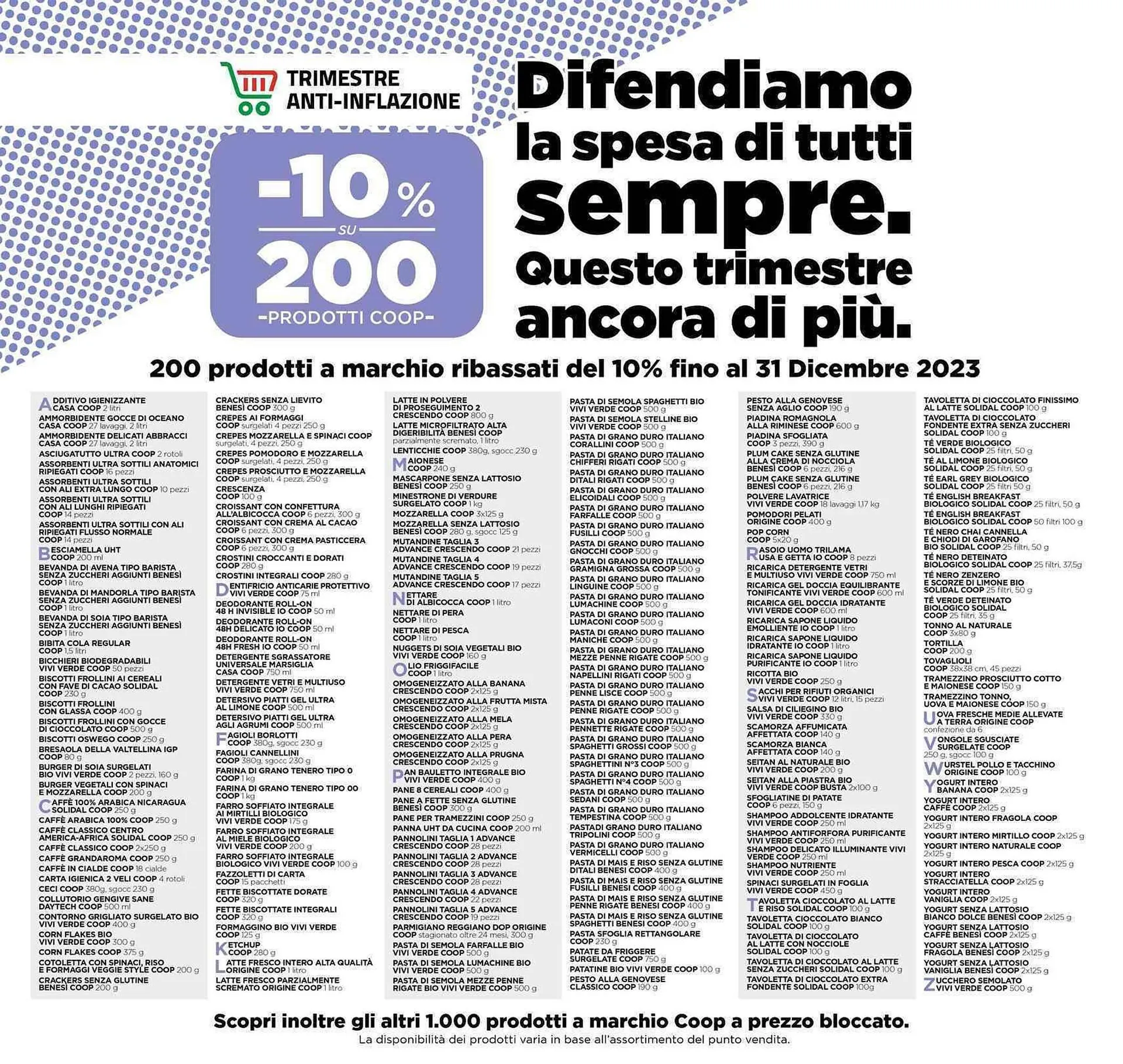 Volantino Superconti da 9 novembre a 22 novembre di 2023 - Pagina del volantino 14