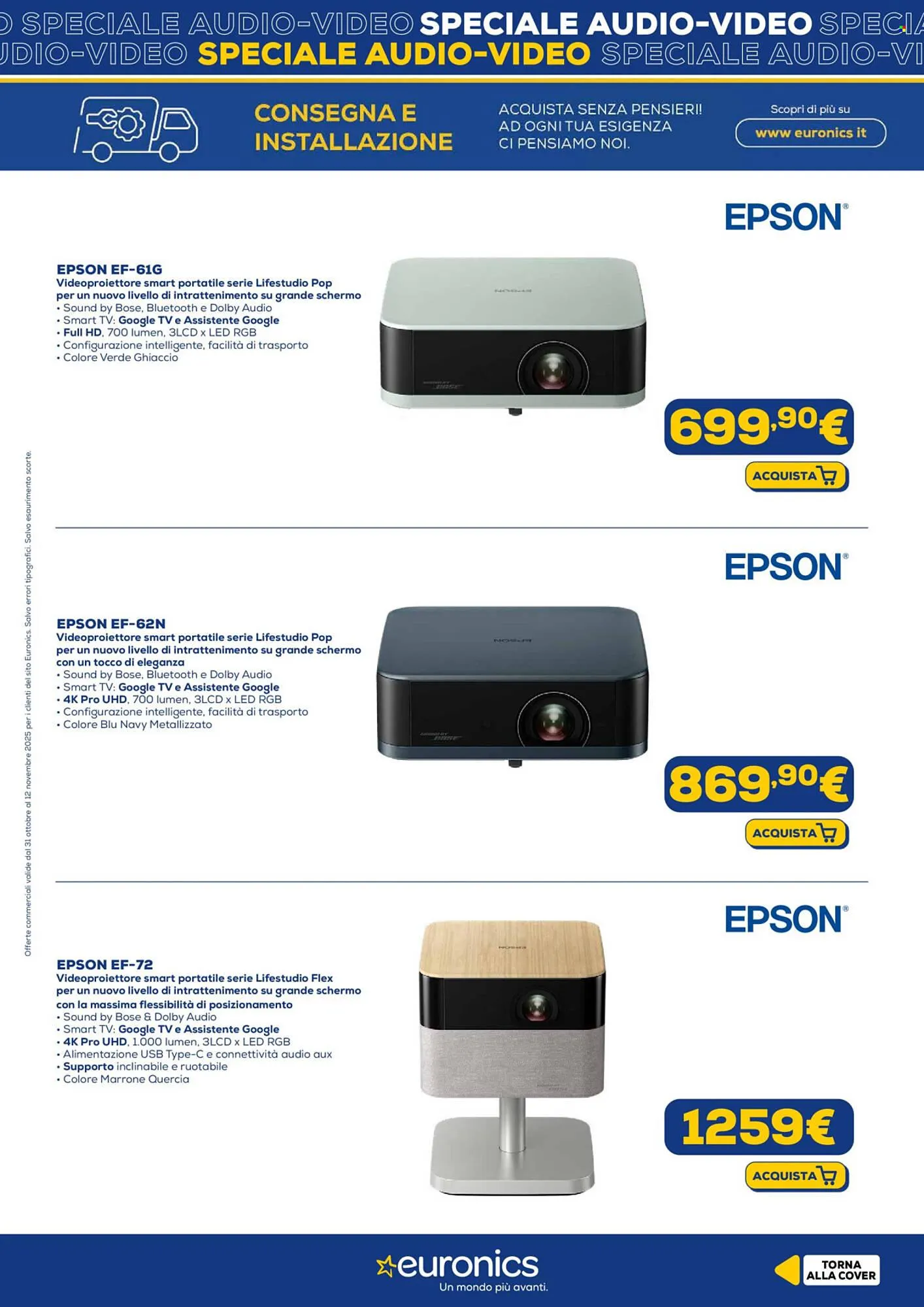 Volantino Euronics da 31 ottobre a 12 novembre di 2025 - Pagina del volantino 11