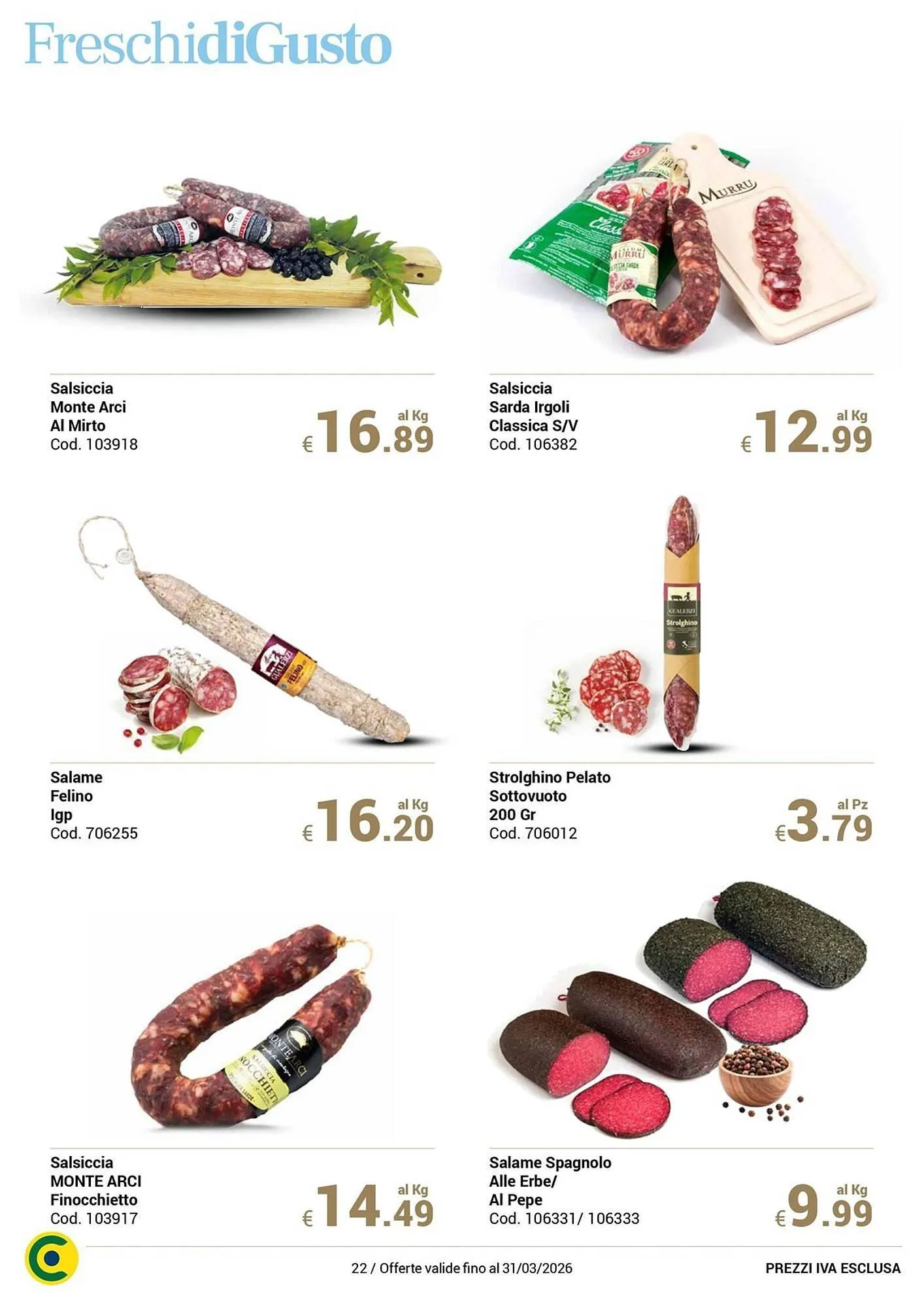 Volantino Centro Cash da 6 dicembre a 31 marzo di 2026 - Pagina del volantino 22