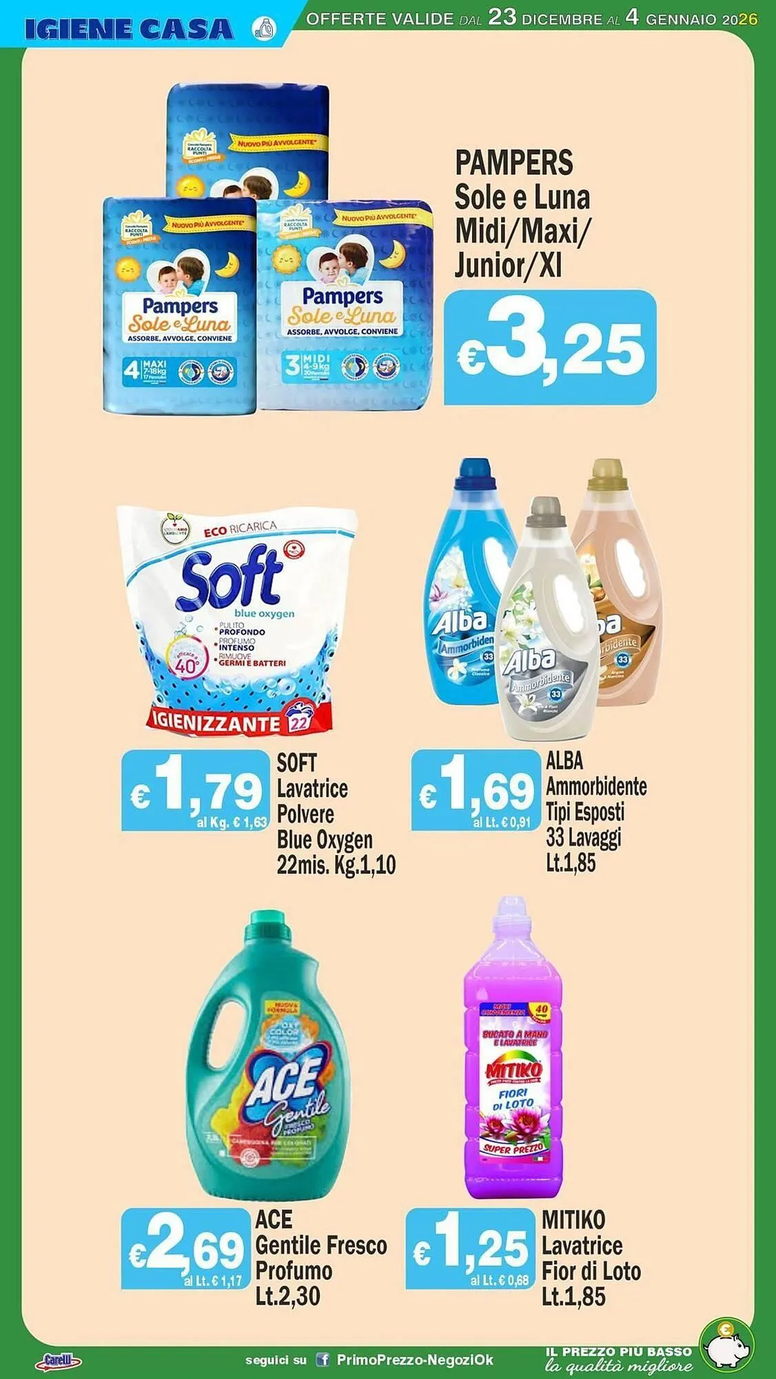 Volantino Primo Prezzo da 23 dicembre a 4 gennaio di 2026 - Pagina del volantino 13