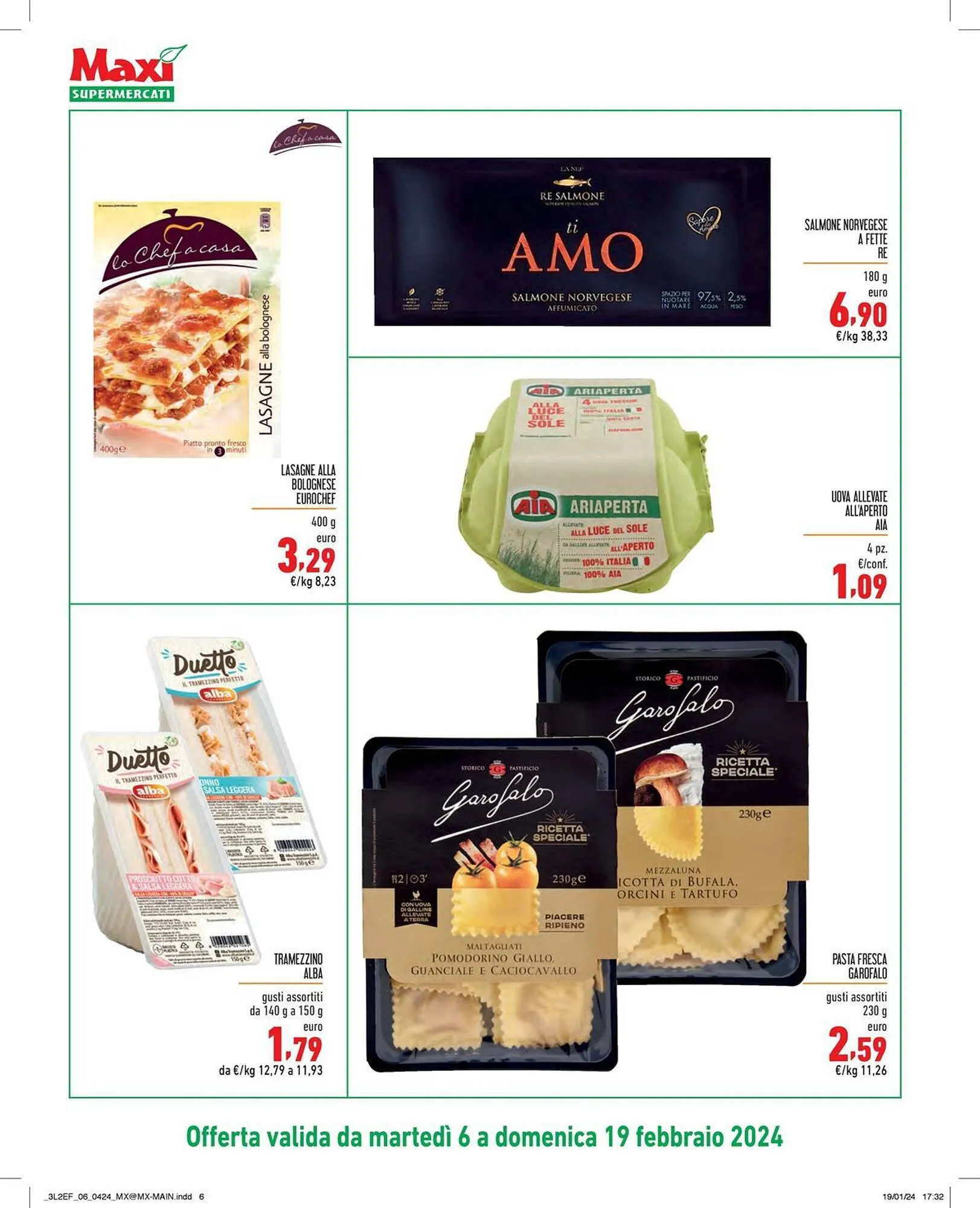Volantino Maxi Supermercati da 6 febbraio a 19 febbraio di 2024 - Pagina del volantino 6