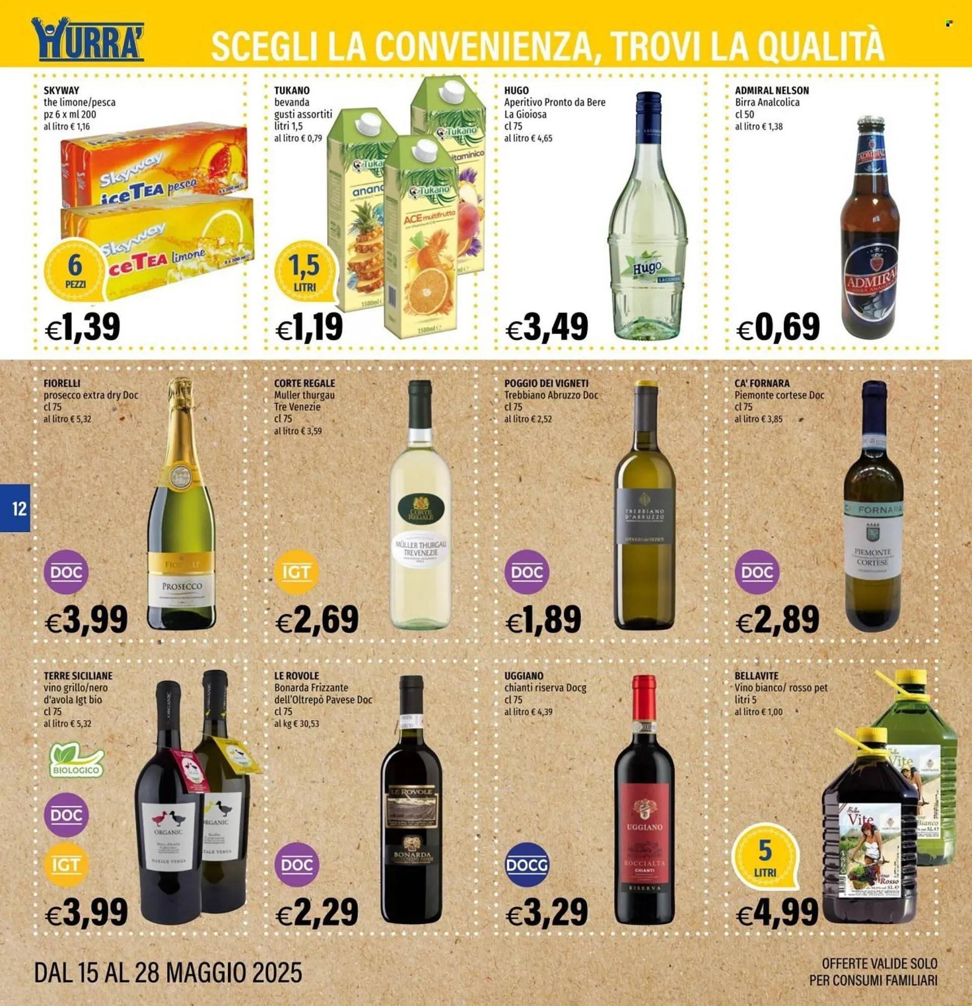Volantino Hurrà da 15 maggio a 28 maggio di 2025 - Pagina del volantino 12