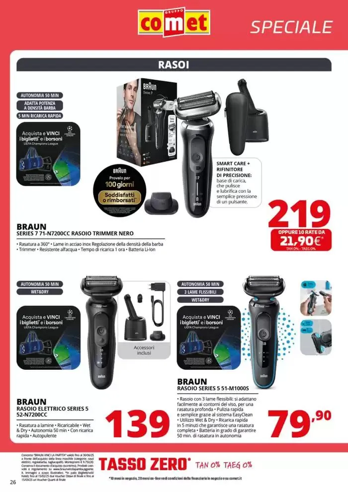Speciale Piccoli Elettrodomestici da Comet! da 3 aprile a 16 aprile di 2025 - Pagina del volantino 26