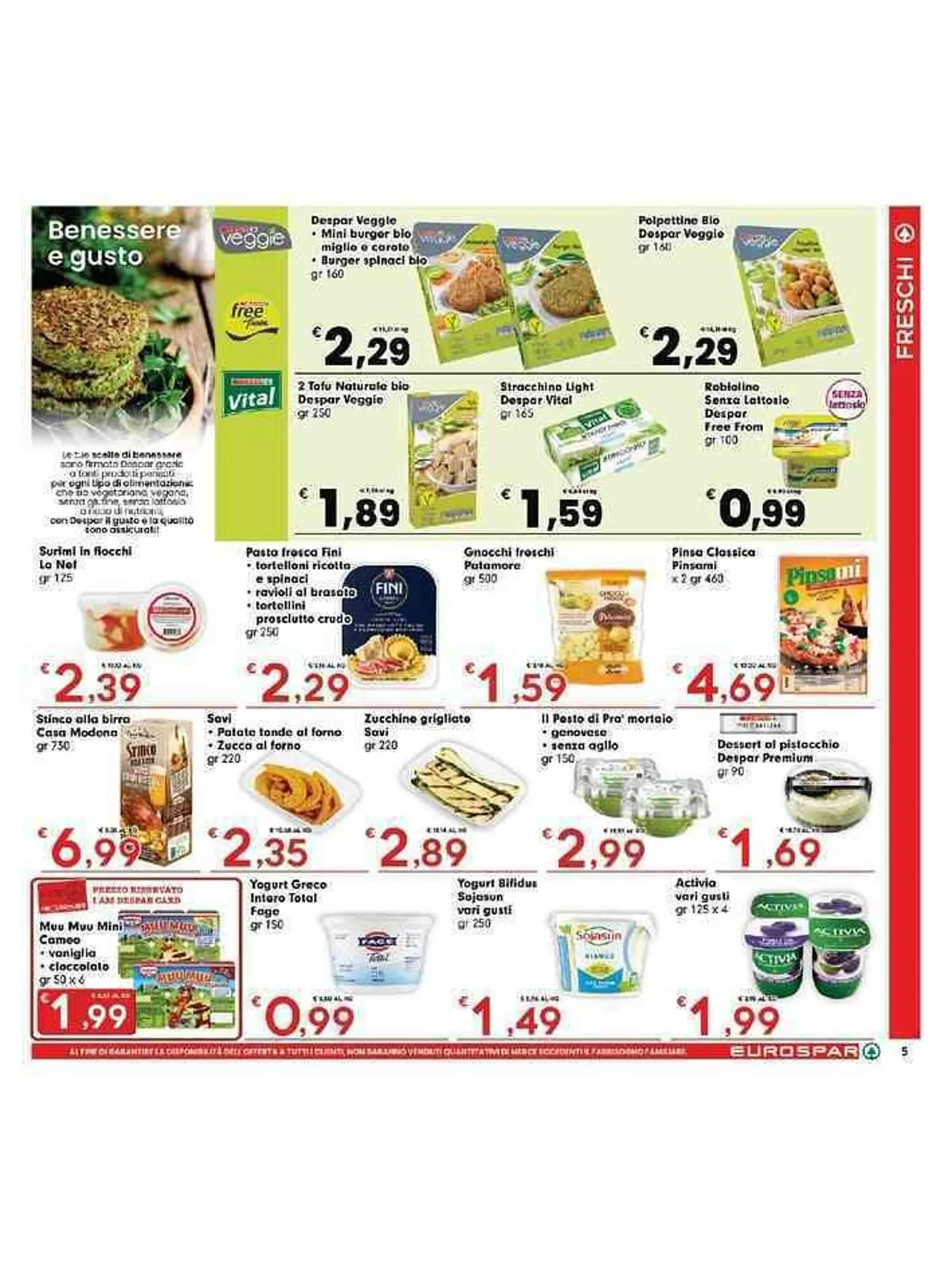 Volantino Eurospar da 3 aprile a 17 aprile di 2024 - Pagina del volantino 5